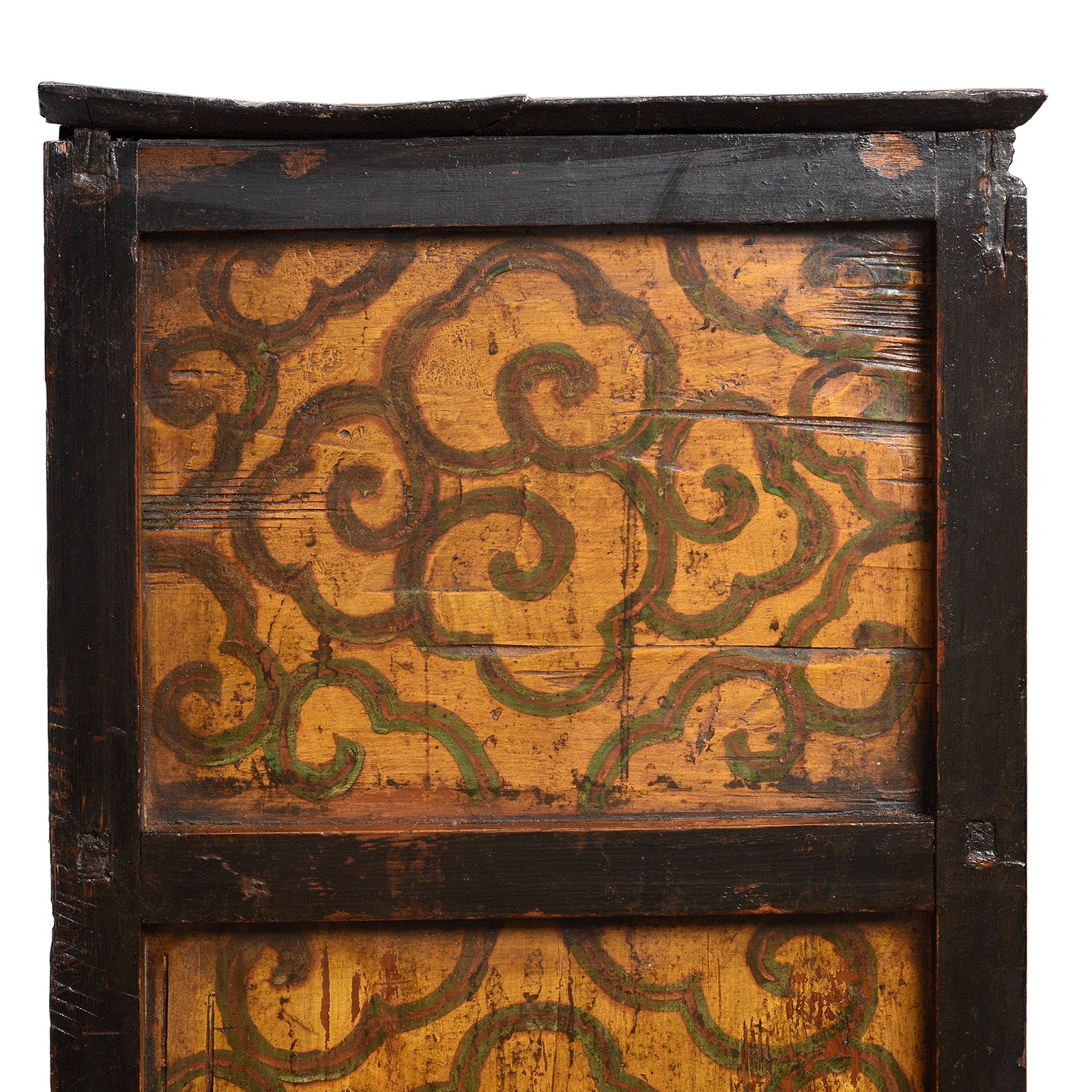 Painted Tibetan Cabinet With Original Paint - 19thC - Image 9