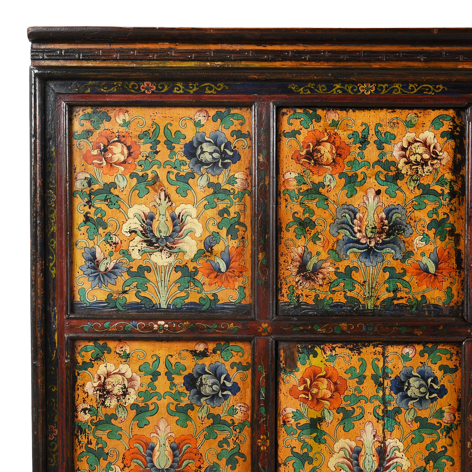 Painted Central Tibetan Cabinet - 19th Century - Image 3
