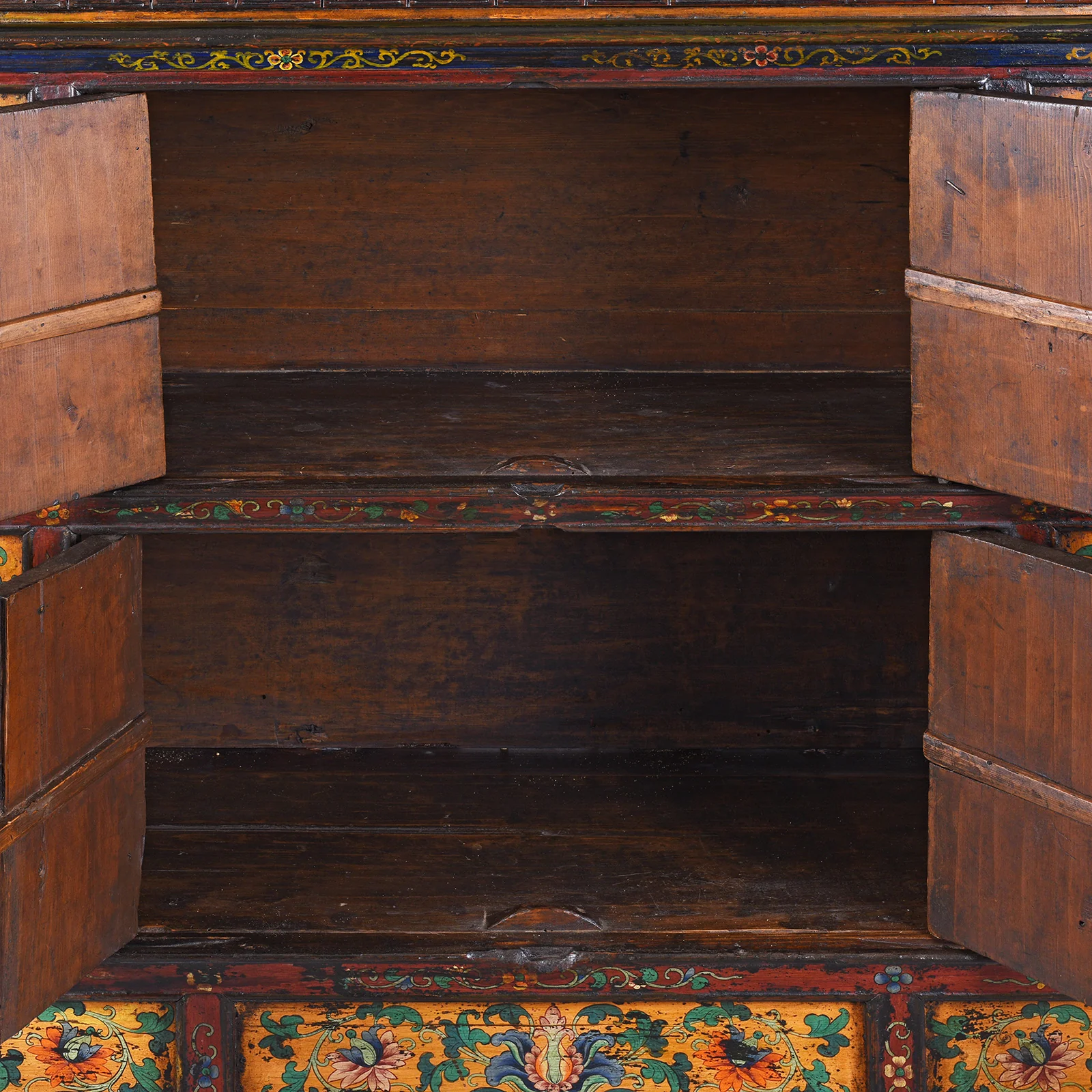 Painted Central Tibetan Cabinet - 19th Century - Image 5