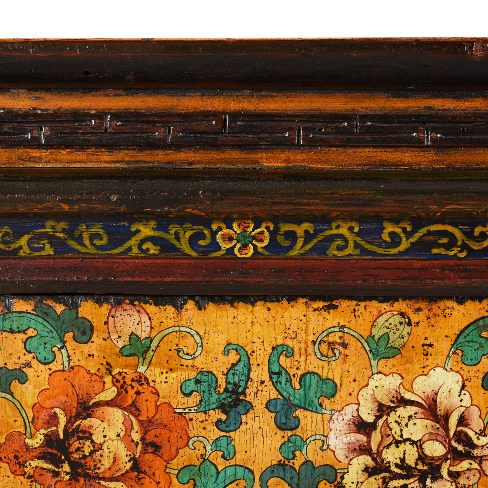 Painted Central Tibetan Cabinet - 19th Century - Image 8