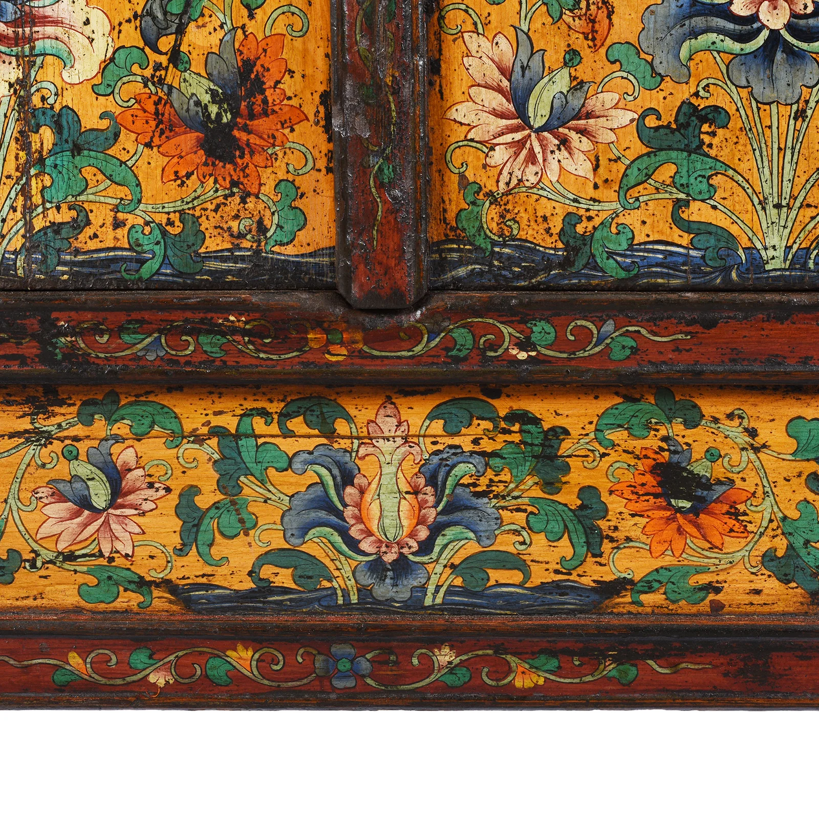 Painted Central Tibetan Cabinet - 19th Century - Image 9