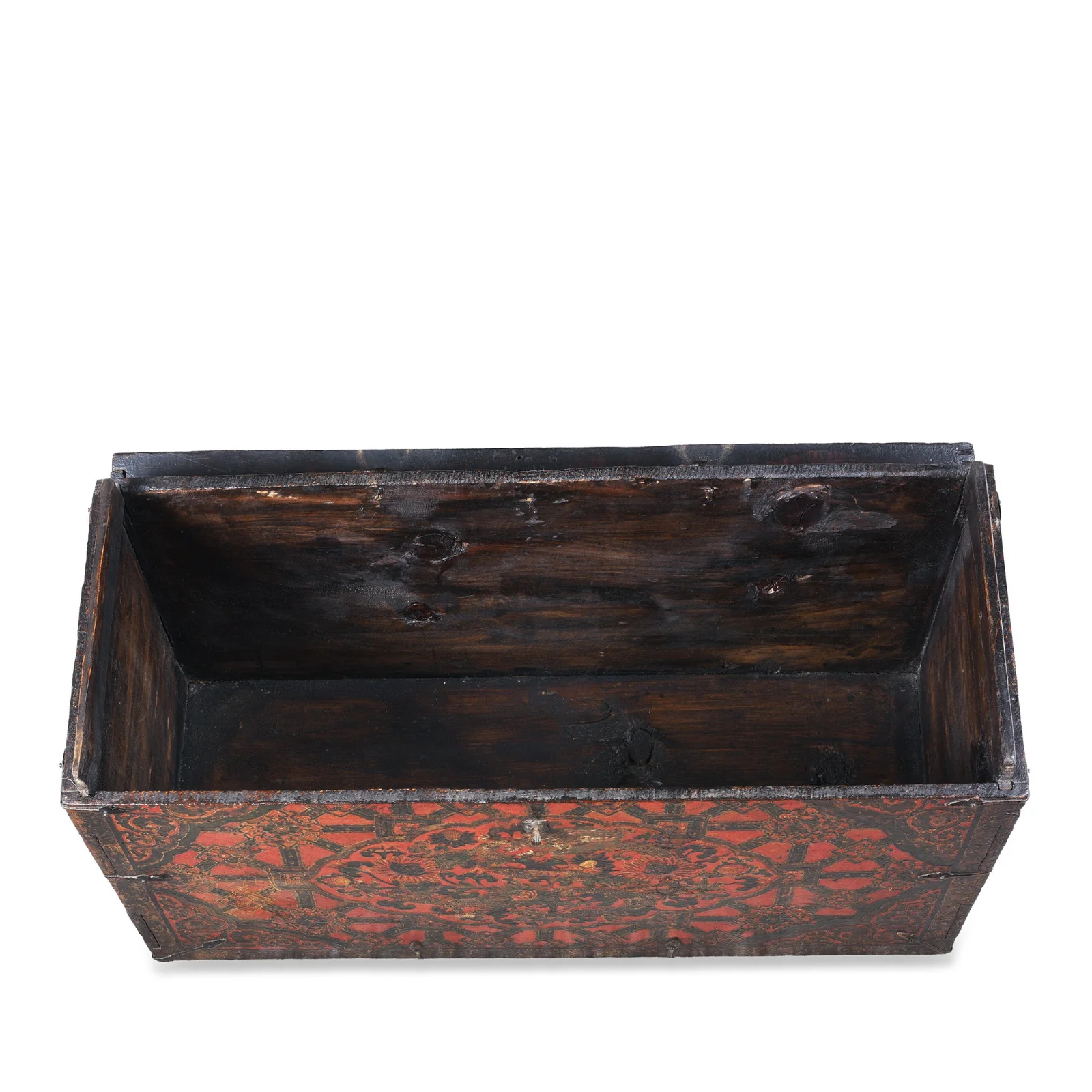 Painted Tibetan Dragon Storage Chest - 18th Century - Image 4