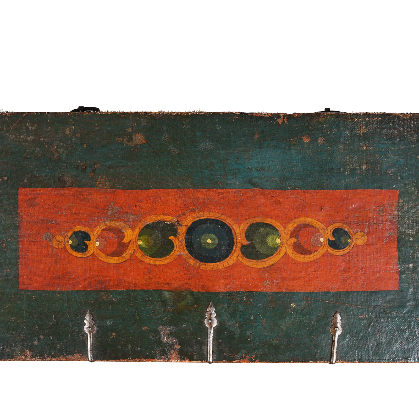 Painted Tibetan Dragon Storage Chest - Ca 1910 - Image 12