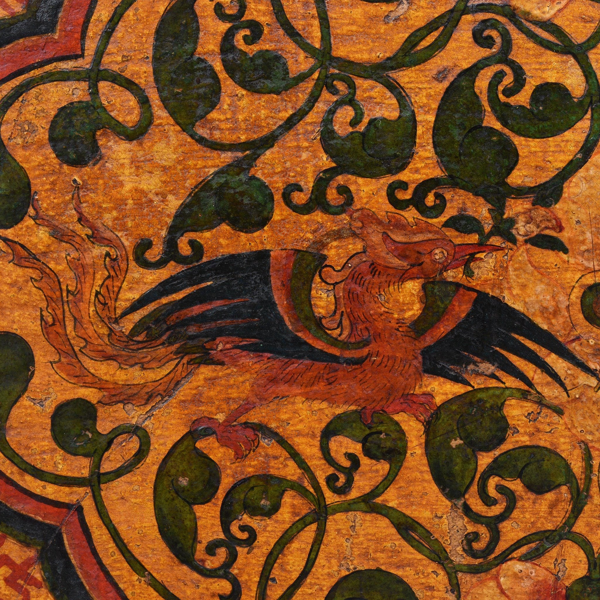 Painted Tibetan 'Floral' Storage Chest - 18thC - Image 5