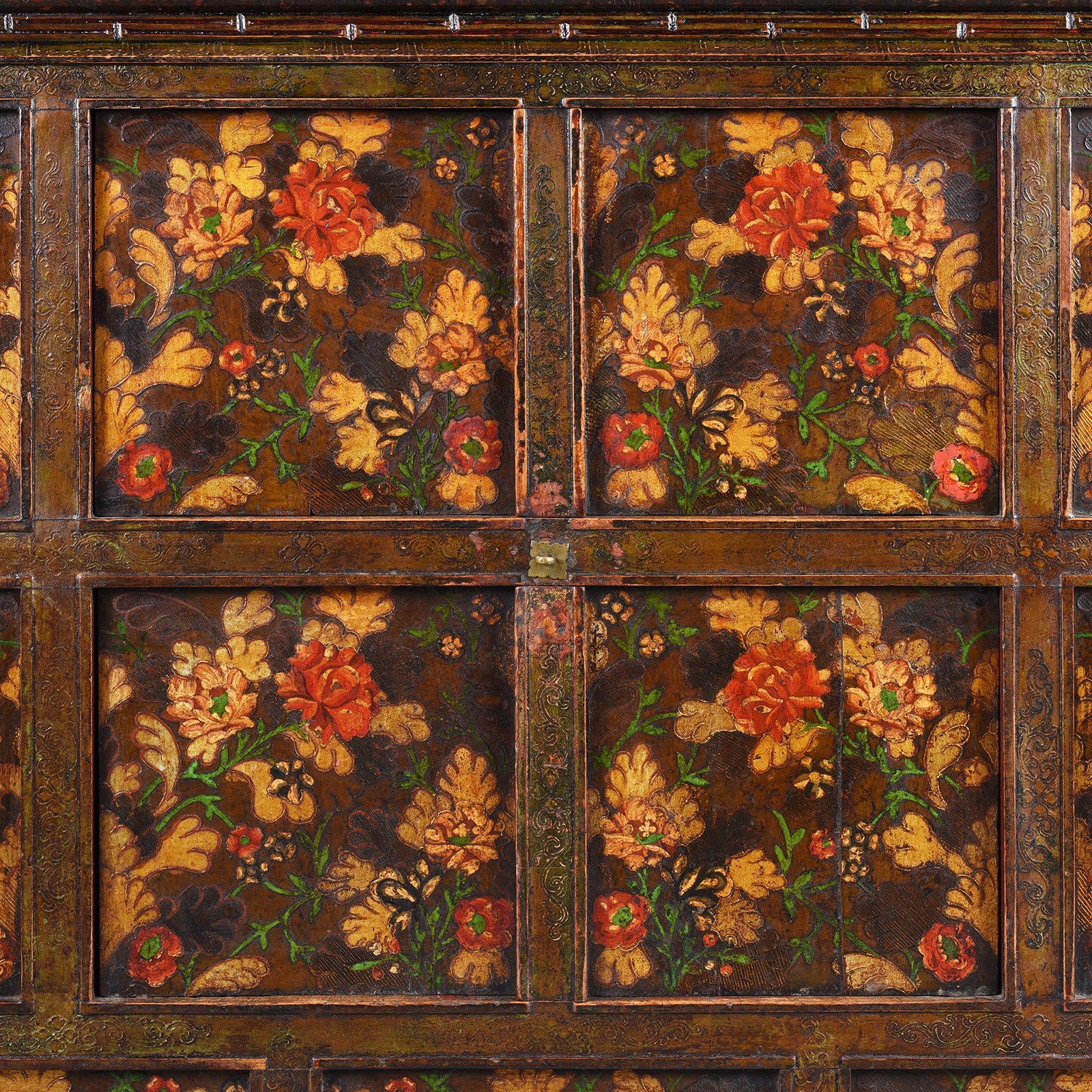 Painted Tibetan Altar Cabinet - 18th Century - Image 2
