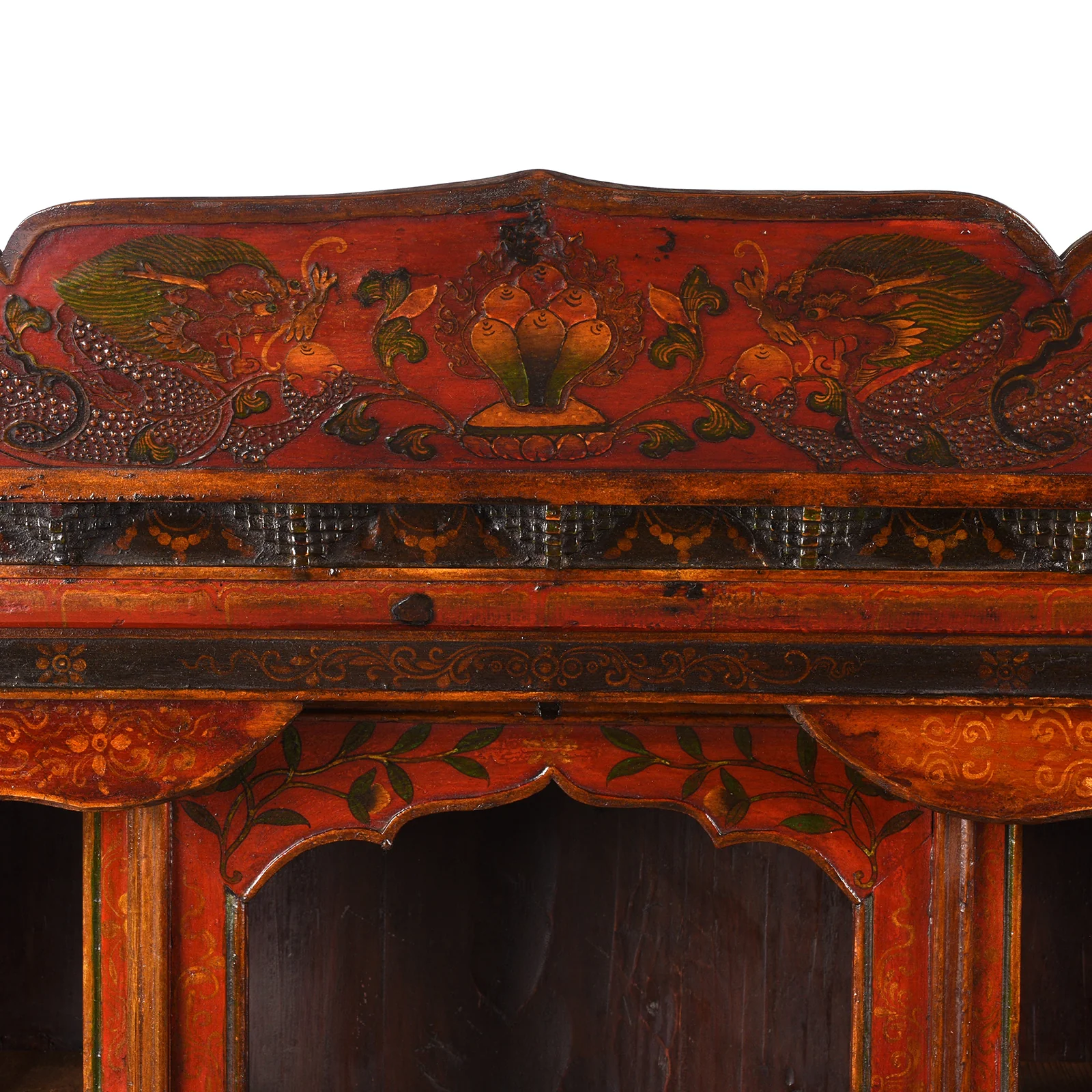 Painted Tibetan Altar Cabinet - 19th Century - Image 5