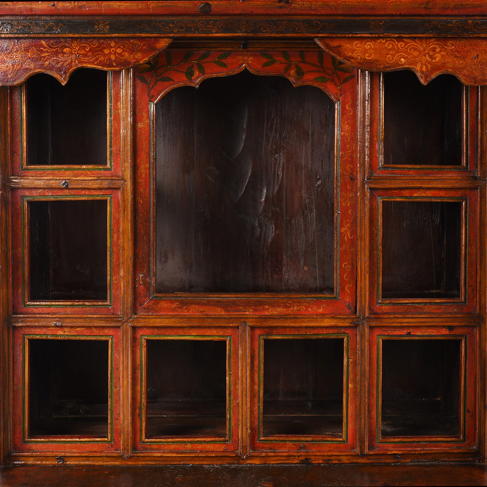 Painted Tibetan Altar Cabinet - 19th Century - Image 6
