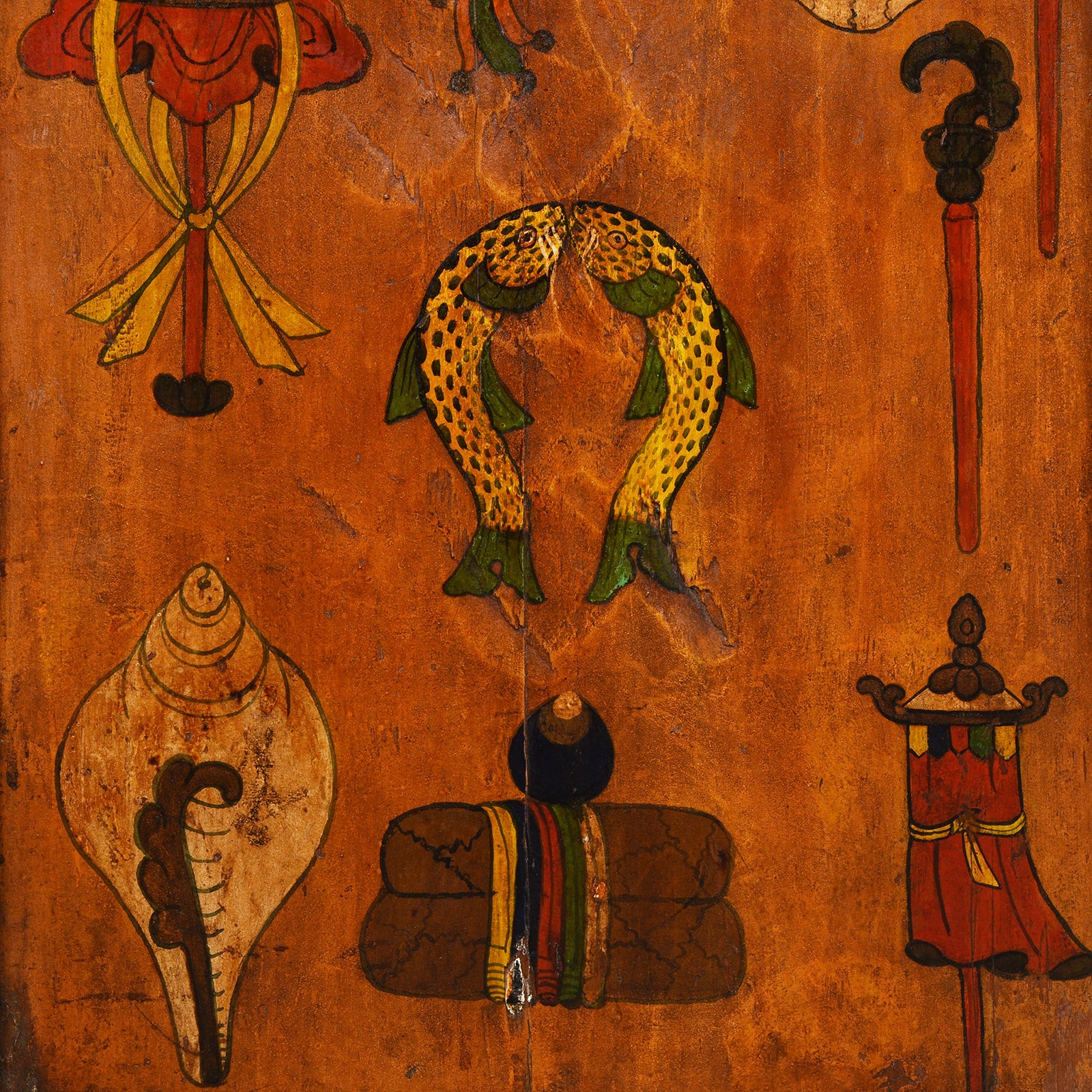 Painted Tibetan Torgam Offering Cabinet - 19thC - Image 5