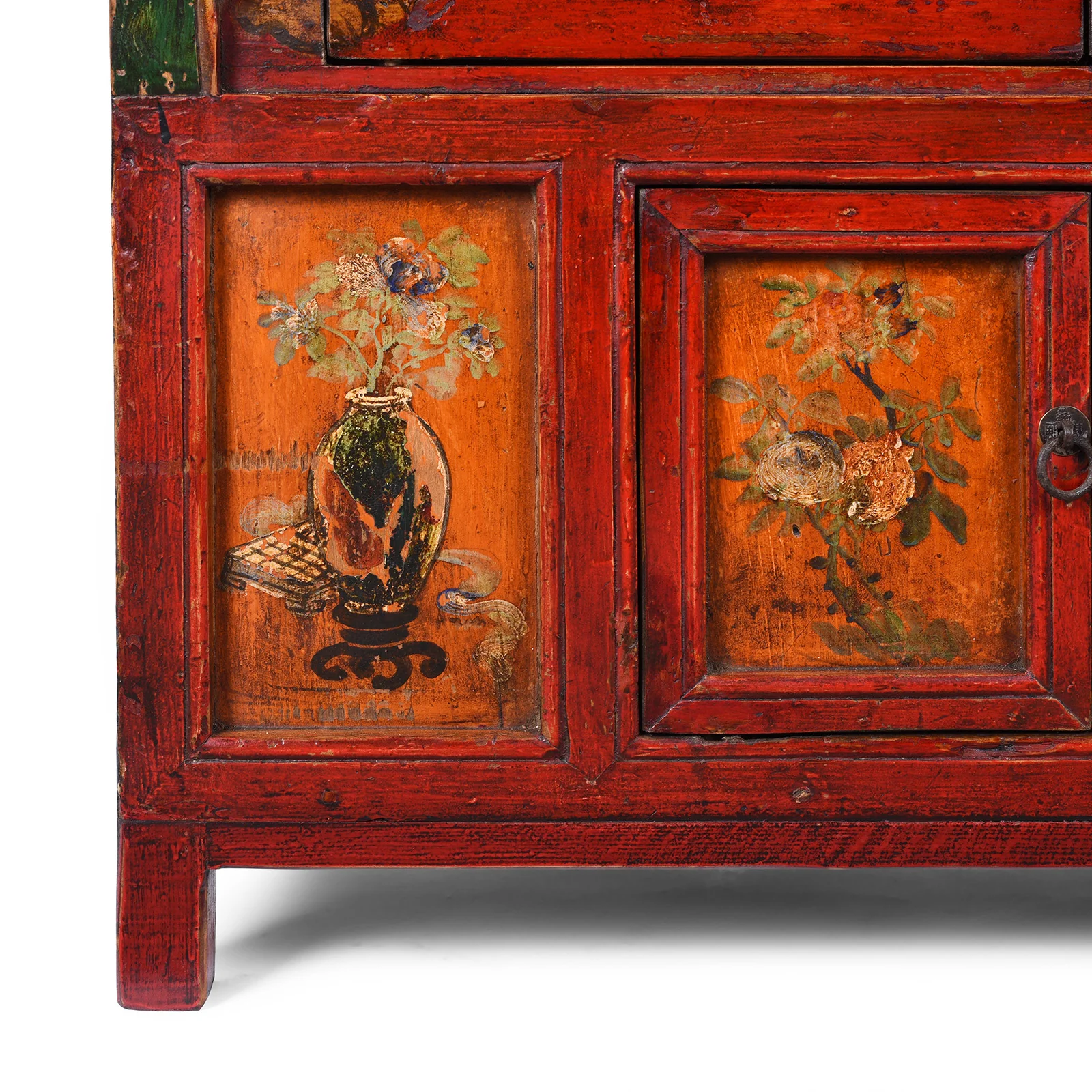 Painted Qinghai Tiger Cabinet  - 19th Century - Image 6