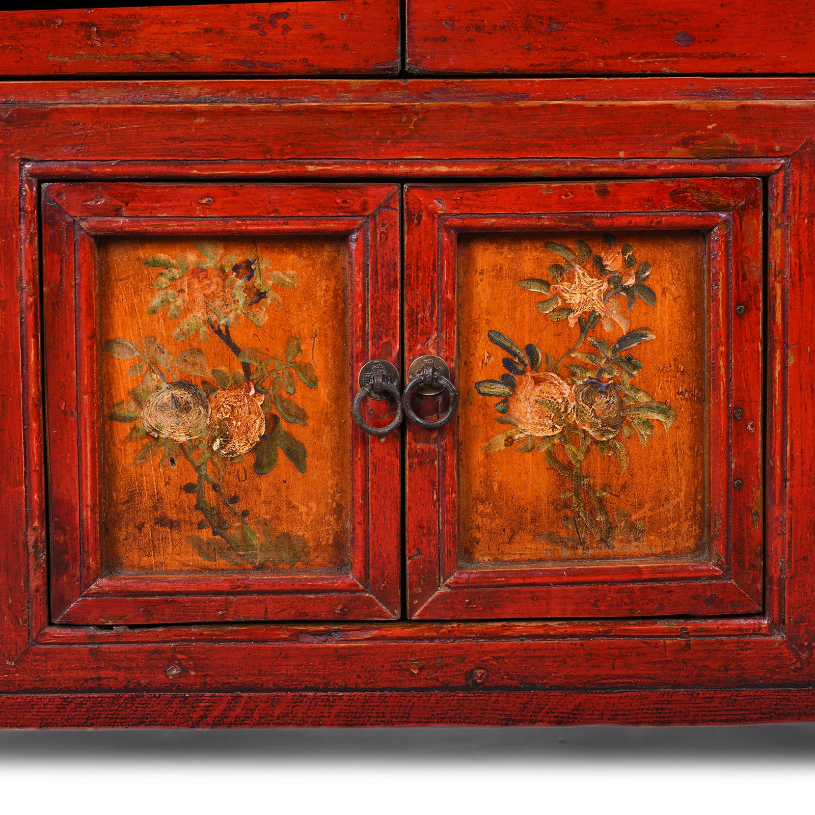 Painted Qinghai Tiger Cabinet  - 19th Century - Image 7