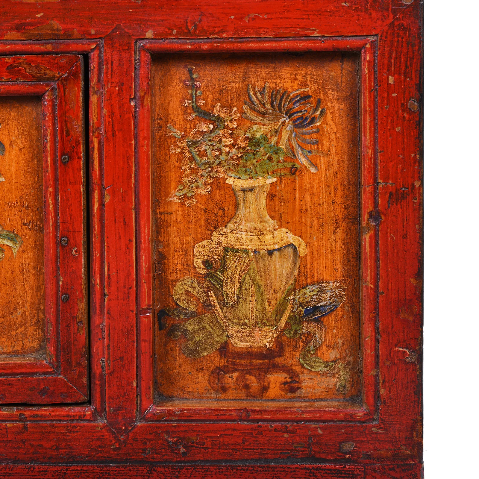 Painted Qinghai Tiger Cabinet  - 19th Century - Image 8