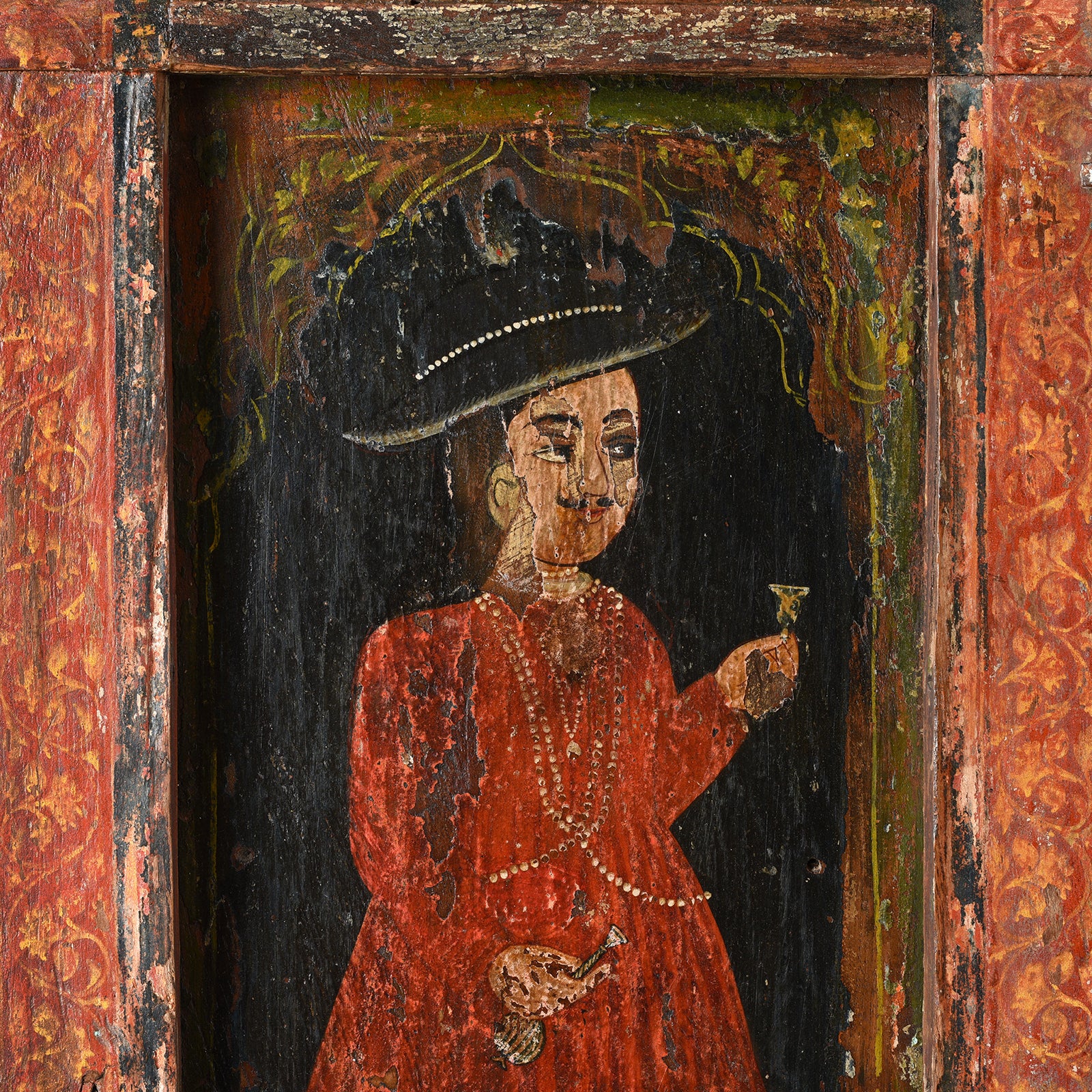 Painted Window Jharokha From Dungarpur - 18th Century - Image 4