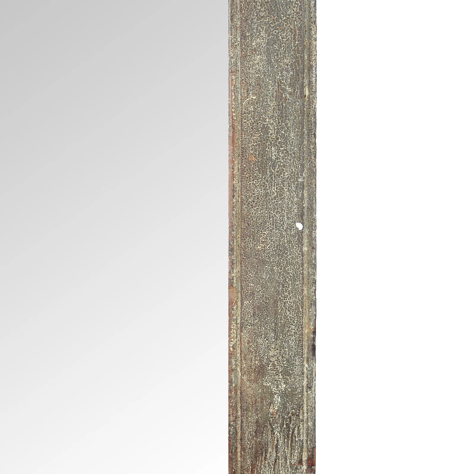 Painted Mirror Made From An Old Teak Window - 19th Century - Image 4