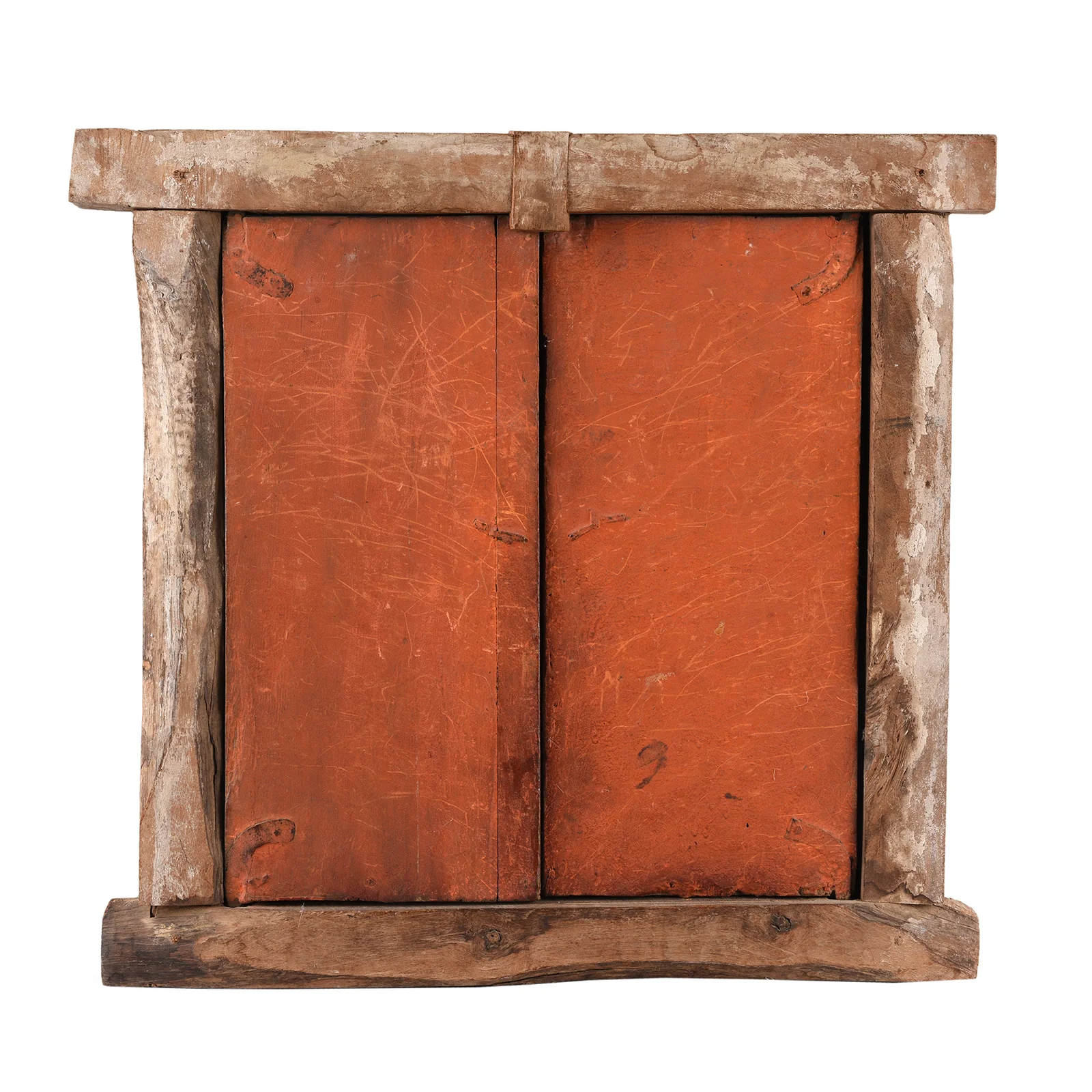 Tree Of Life Painted Window Shutter From Bikaner - 18th Century - Image 6