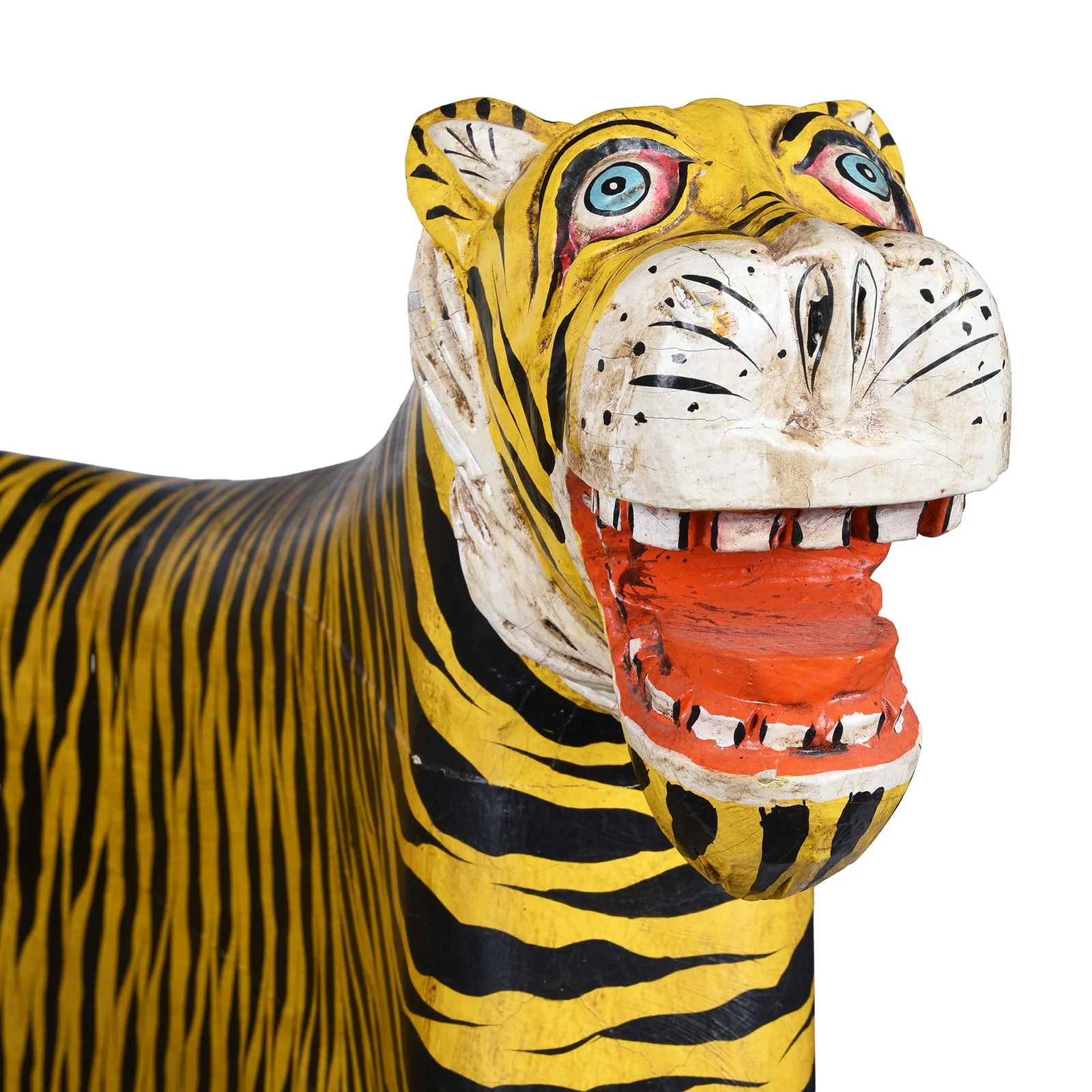 Painted Indian Tiger Chair - Image 3
