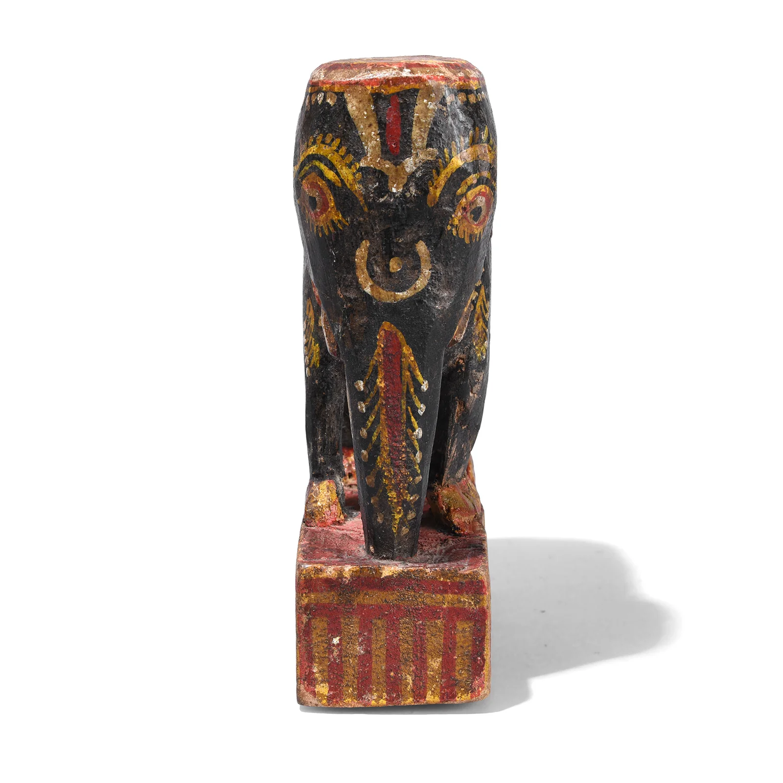 Painted Wooden Elephant From Orissa - Ca 1920 - Image 2