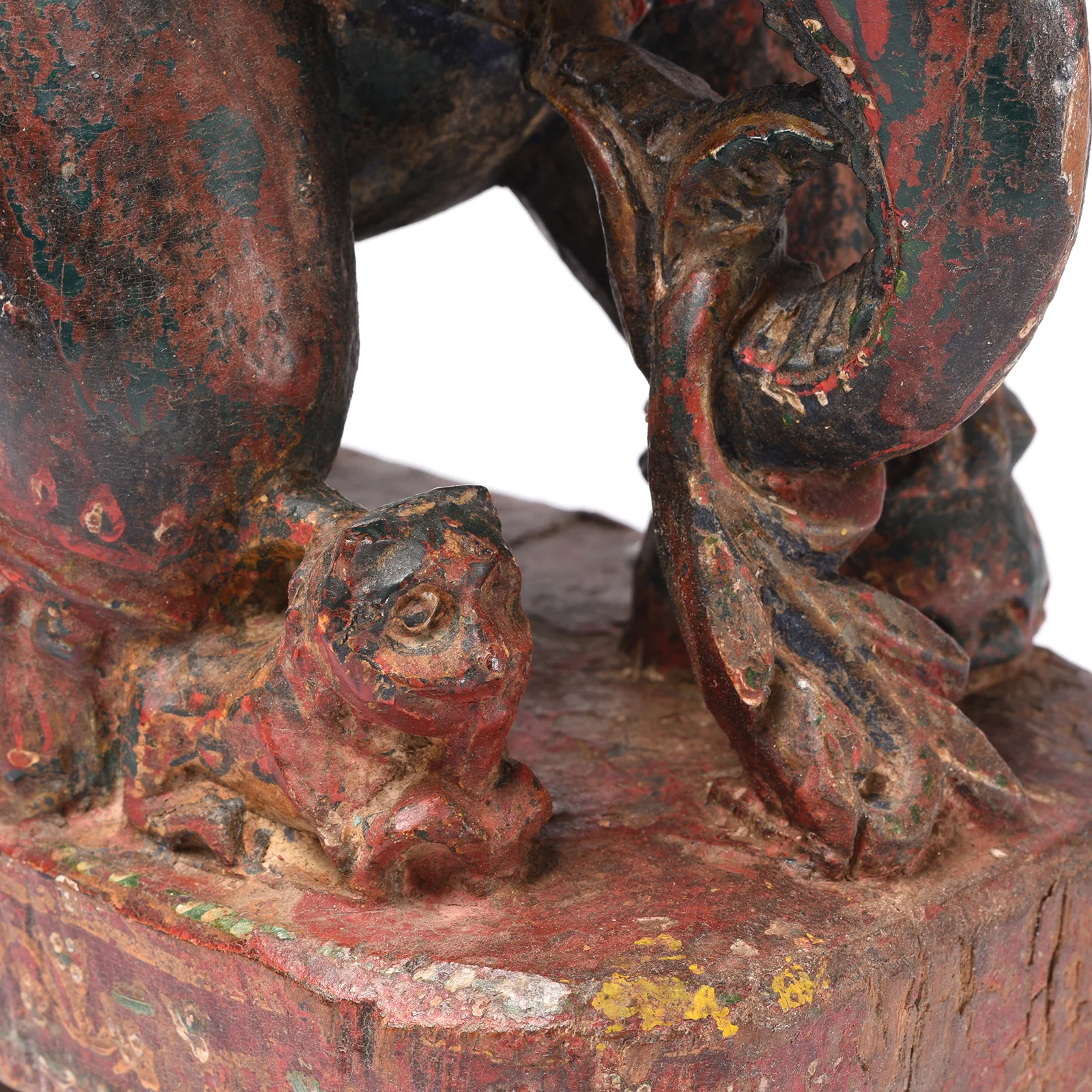 Painted Indian Elephant & Mahout From Rajasthan - 19th Century - Image 5