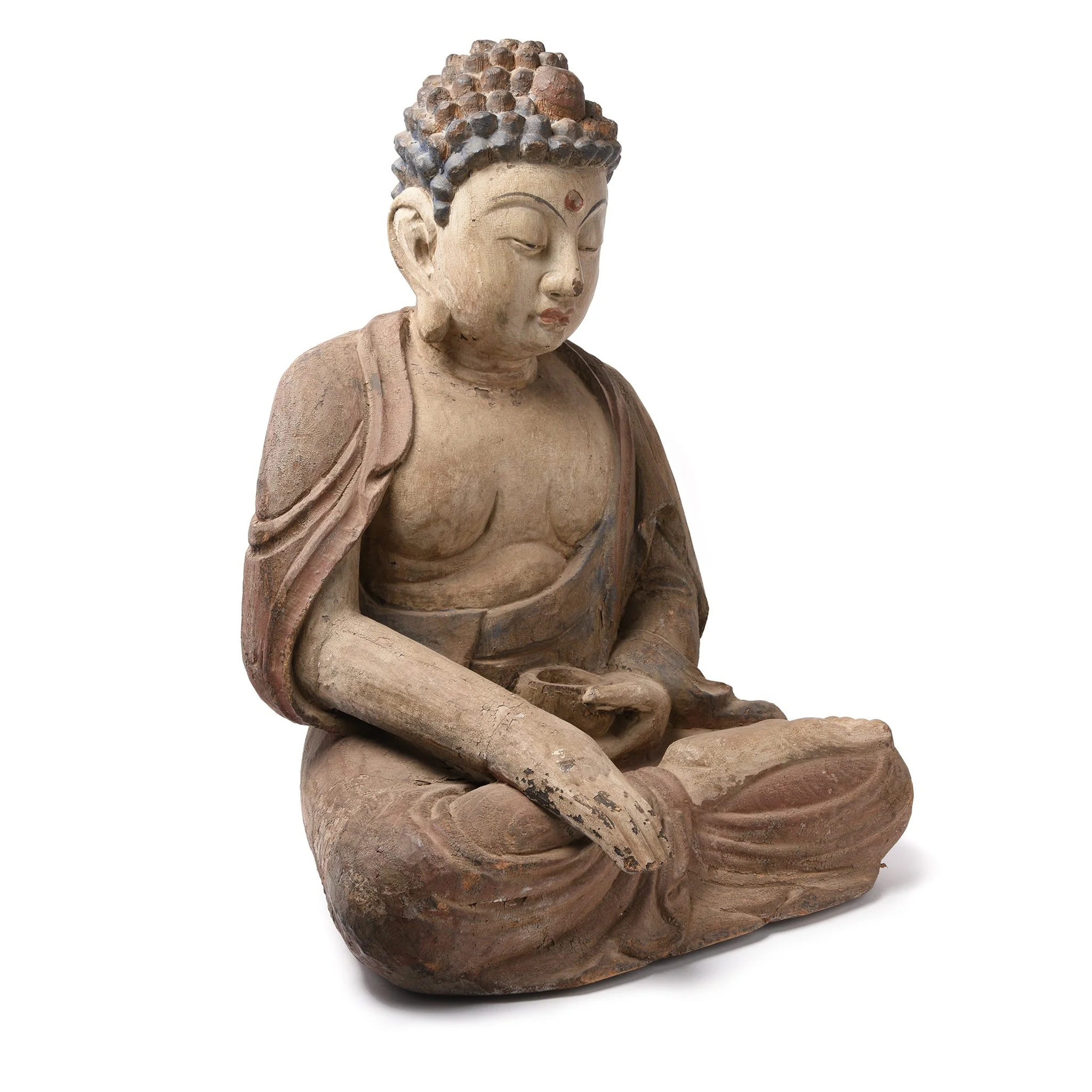 Carved Sitting Buddha From Northern China - Image 4