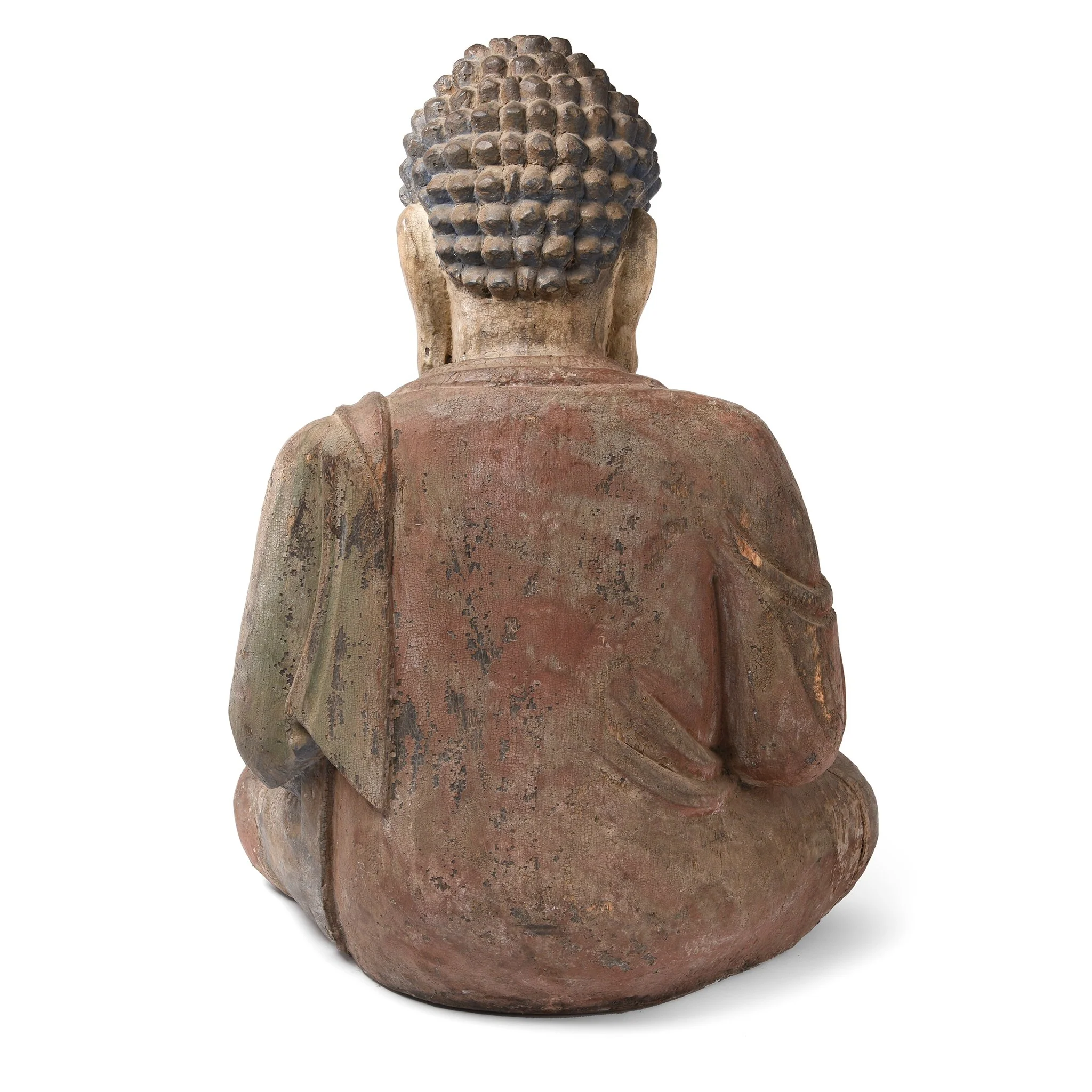 Carved Sitting Buddha From Northern China - Image 7
