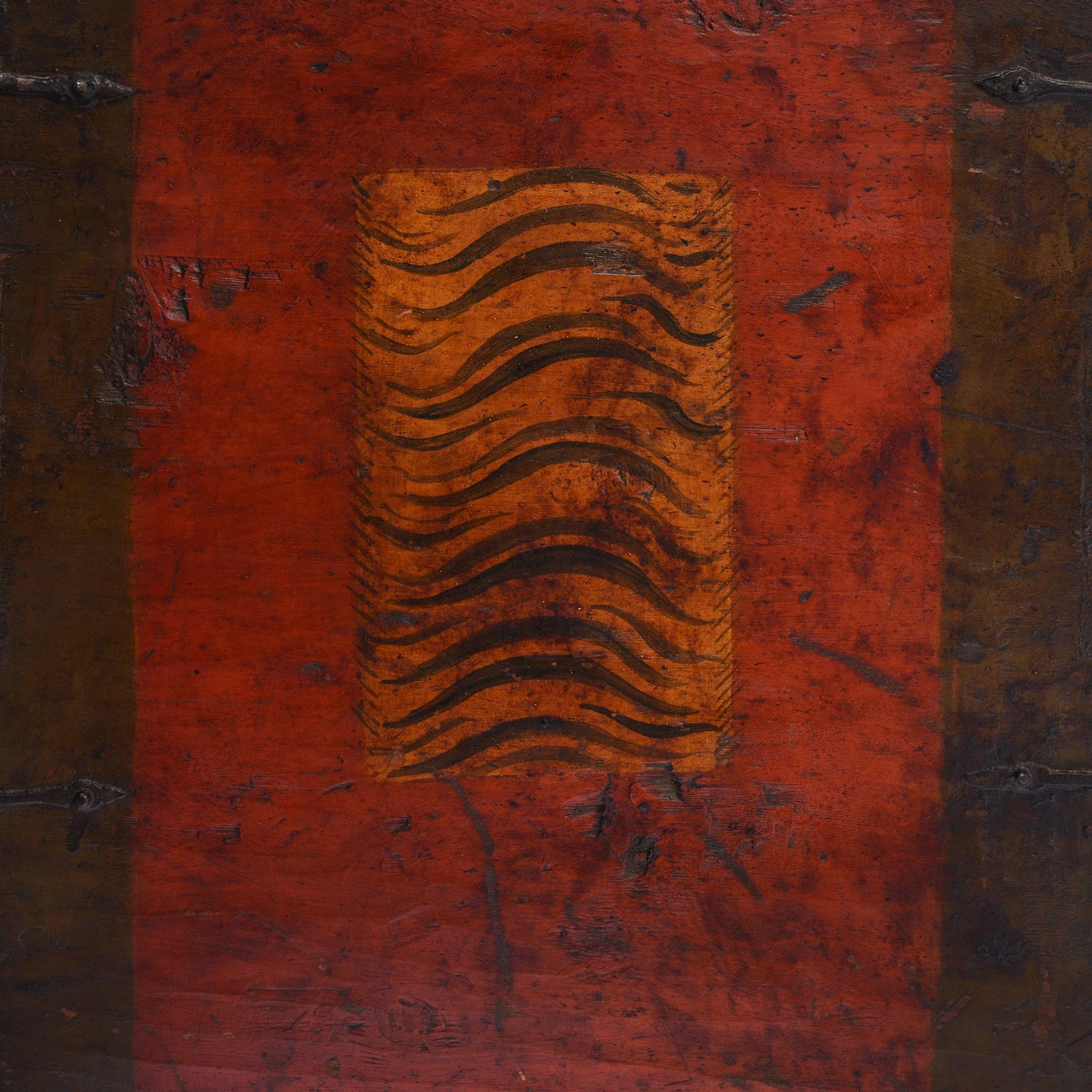 Painted Zeeba Chest From Tibet - 19th Century - Image 11