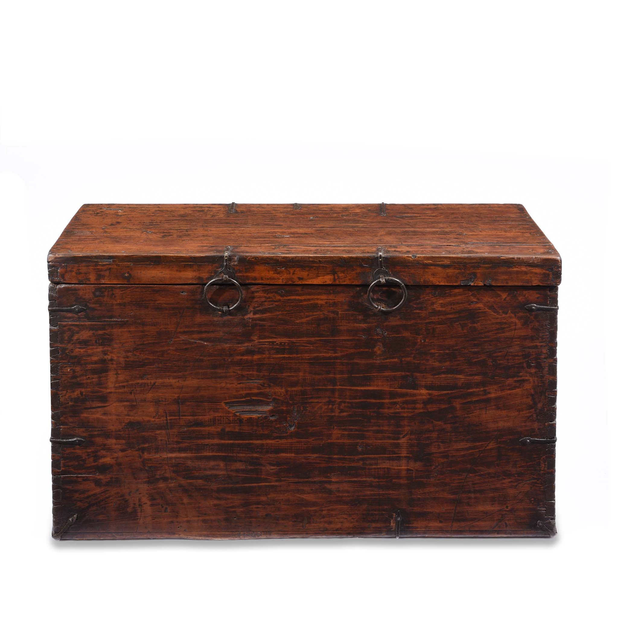 Painted Zeeba Chest From Tibet - Late 18th Century - Image 14