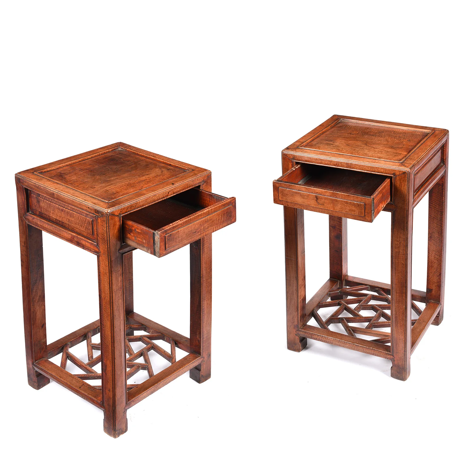 Pair Of Chinese Flower Stand From Jiangsu - 19thC - Image 3
