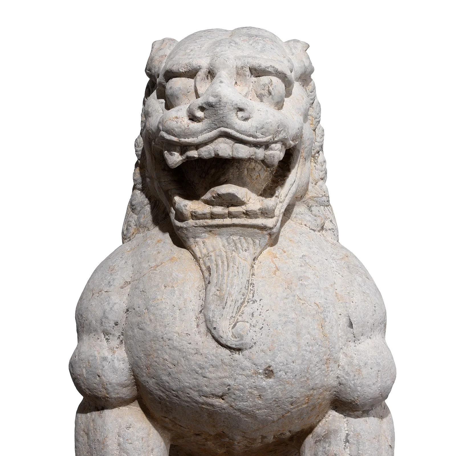 Pair Of Stone Guardian Lions (Foo Dogs) - Image 5
