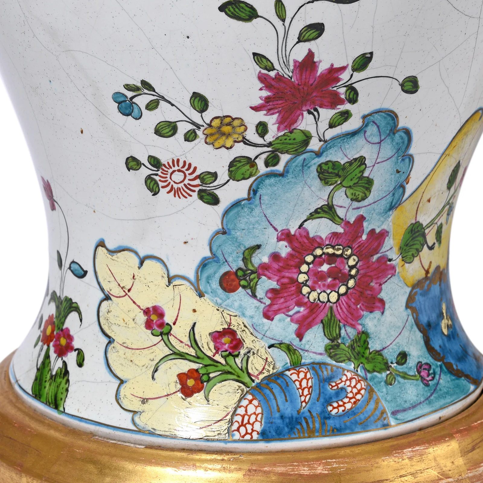 Vintage Temple Jar Lamp With Shade - Image 11