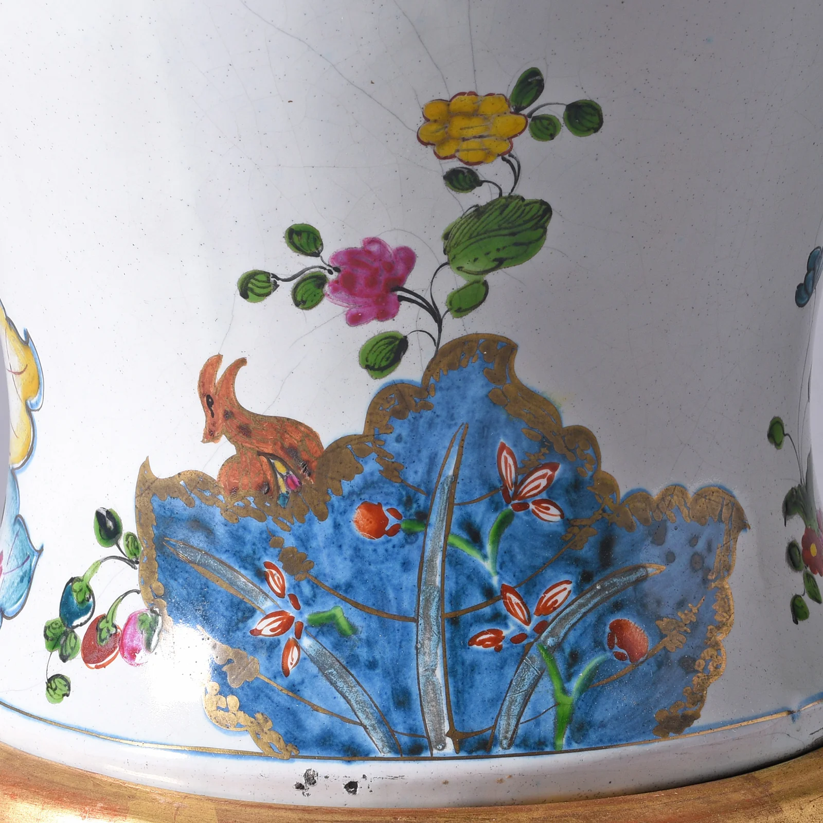 Vintage Temple Jar Lamp With Shade - Image 6
