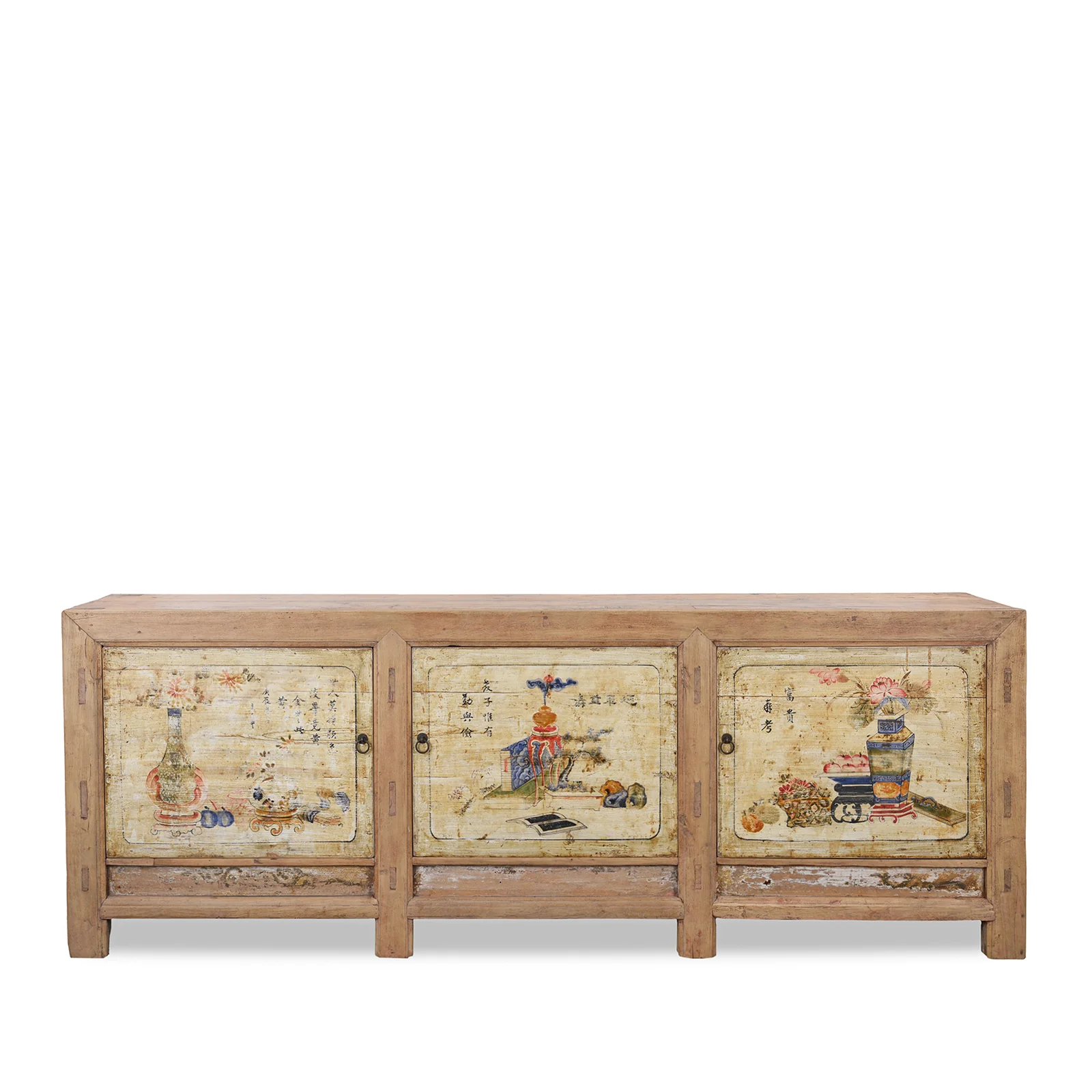 Pale Painted Sideboard From Shanxi - 19th Century - Image 2