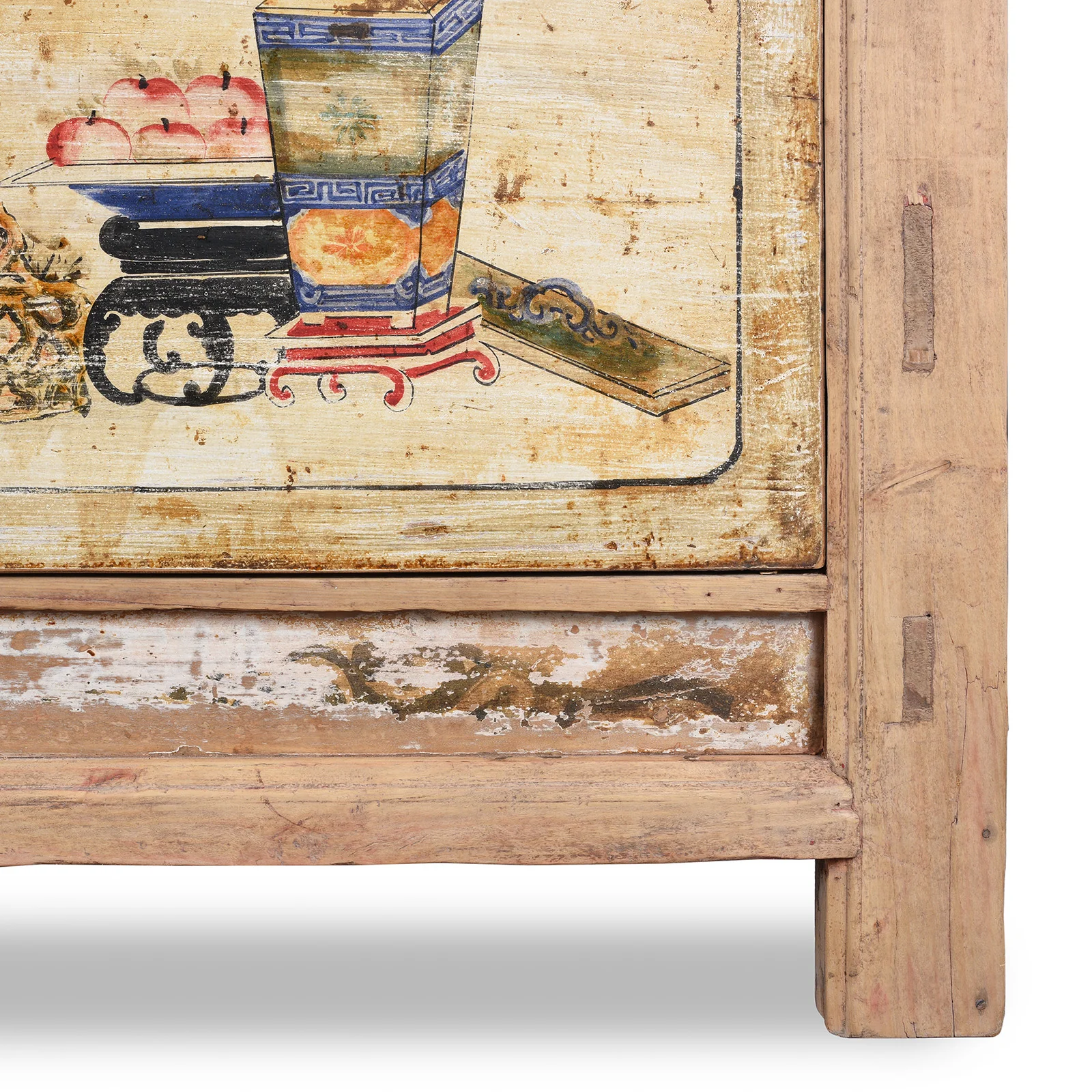 Pale Painted Sideboard From Shanxi - 19th Century - Image 7