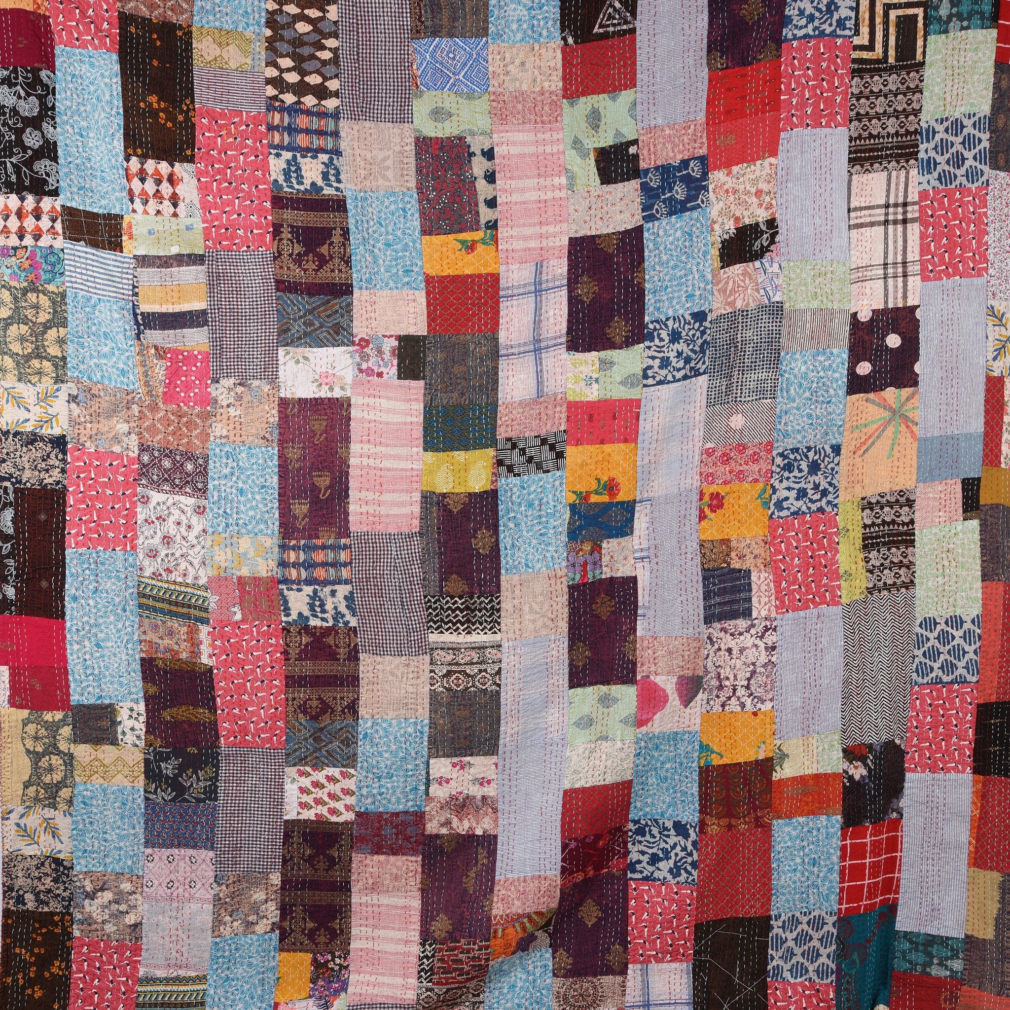 Patchwork Bengali Bedspread Throw (King) - Image 2