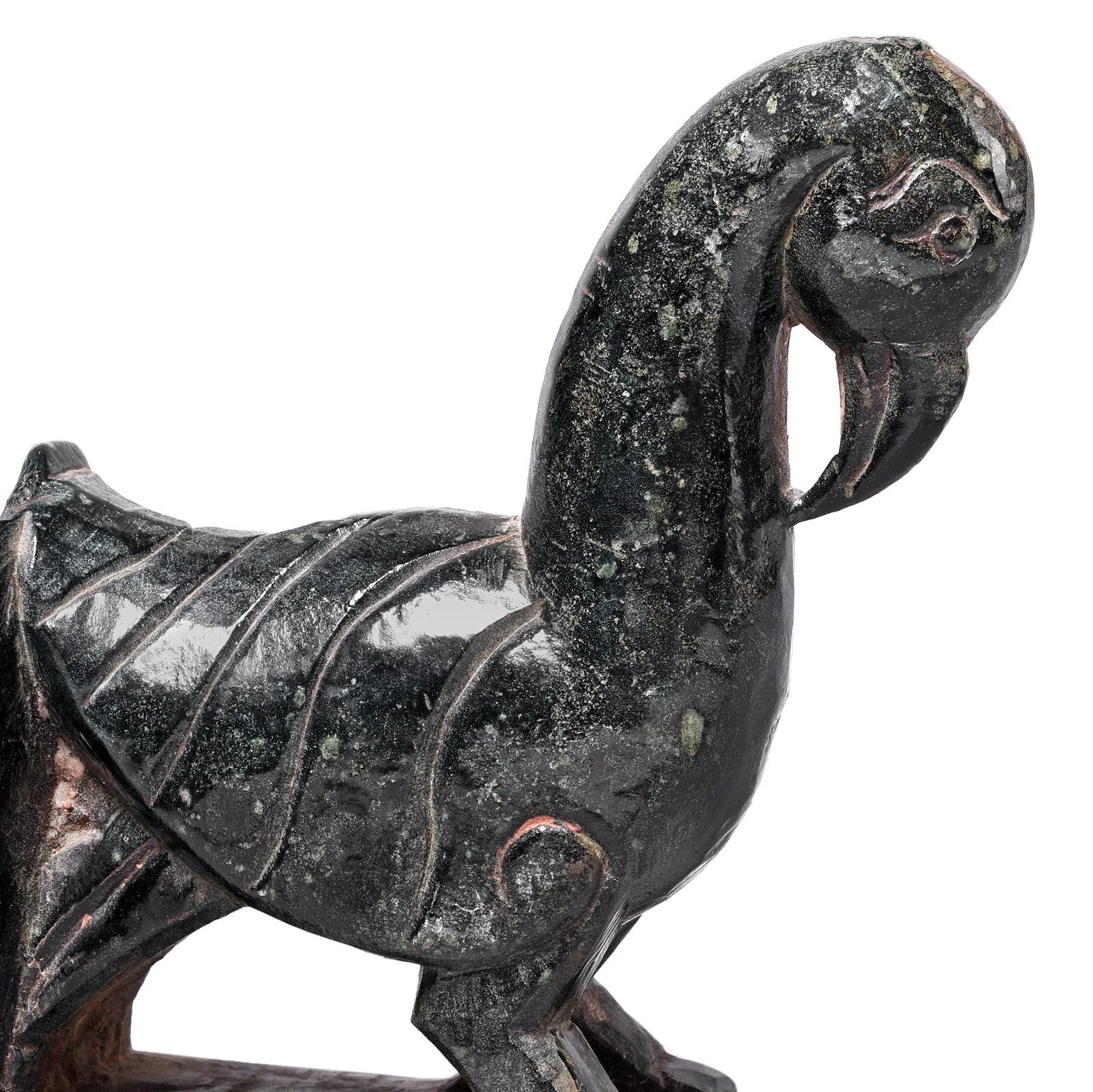 Soapstone Peacock Turban Hanger From Dungarpur - 19th Century - Image 2