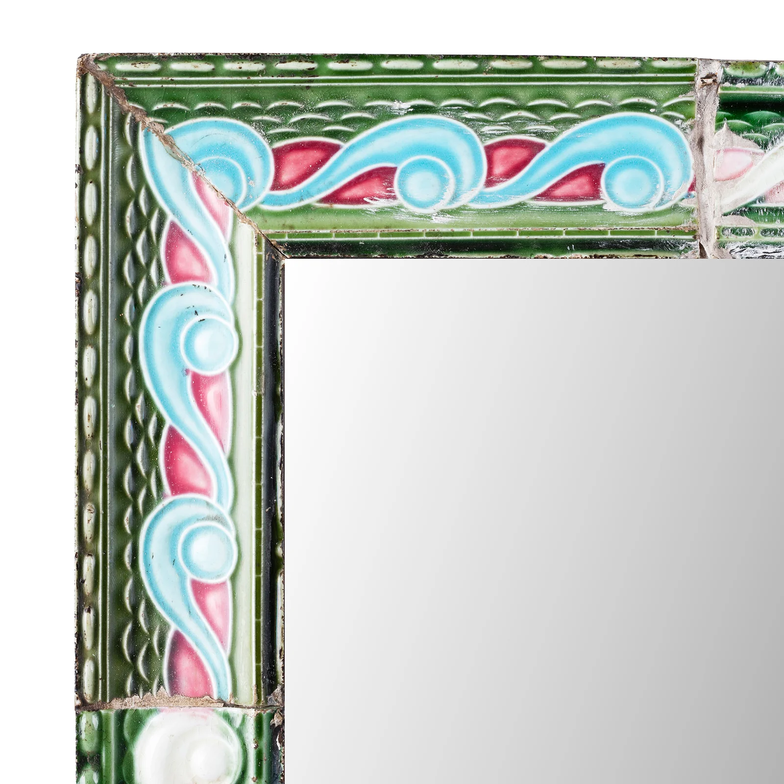 Peranakan Ceramic Tile Mirror - Square - Image 5