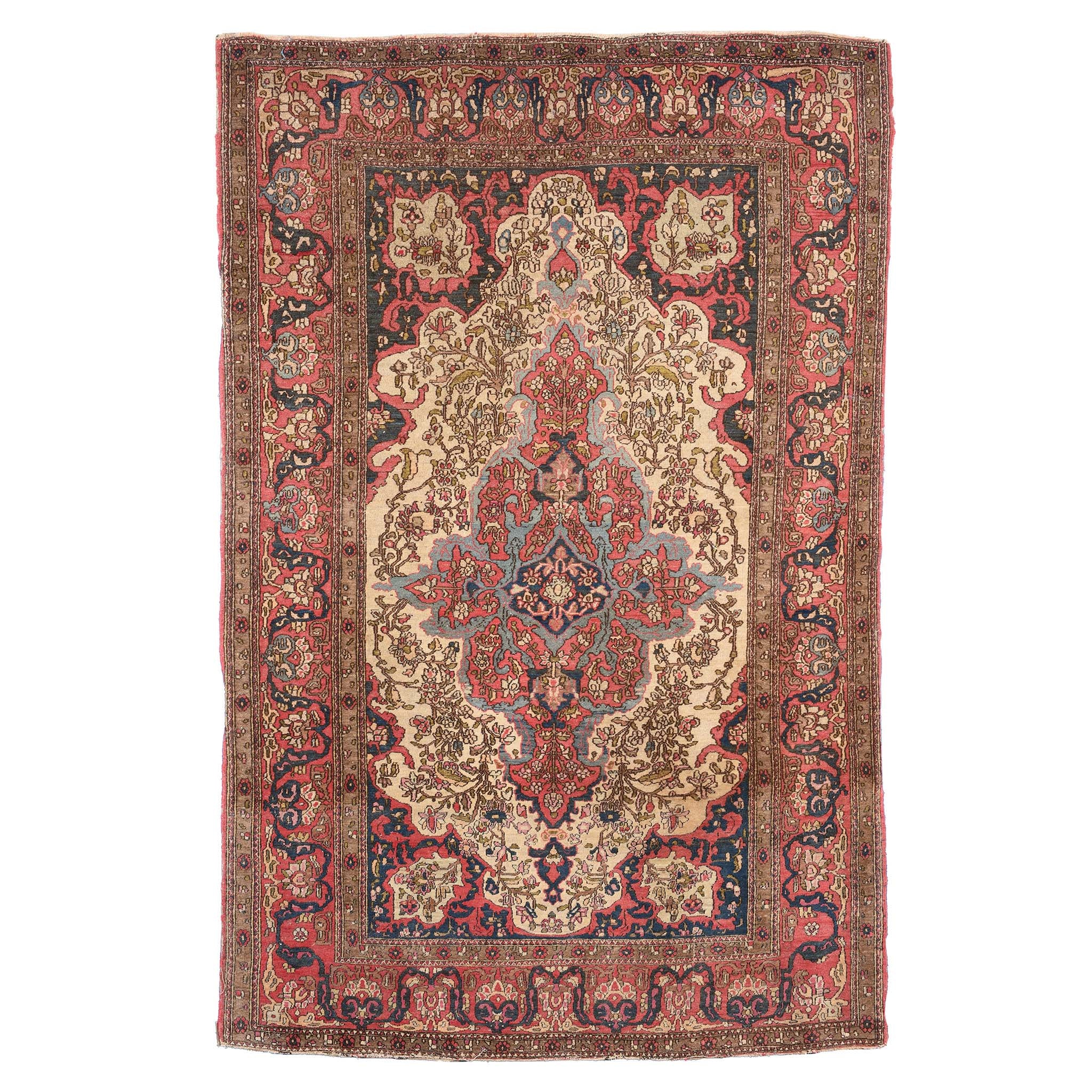 Floral Persian Rug - Ca 60 yrs old - 214 x 131cm