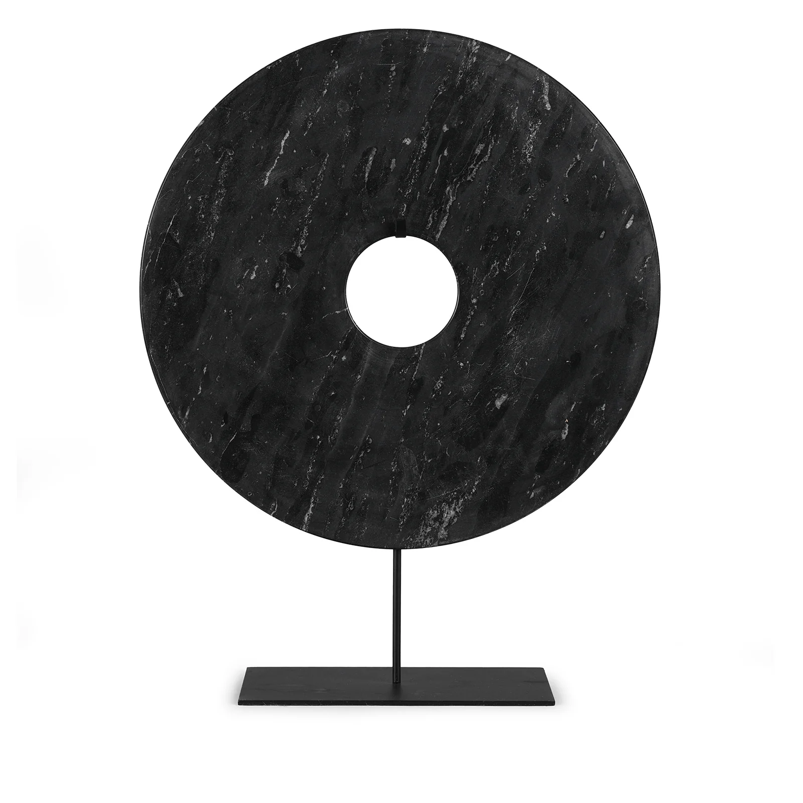 Polished Marble Bi on Iron Stand - Image 4