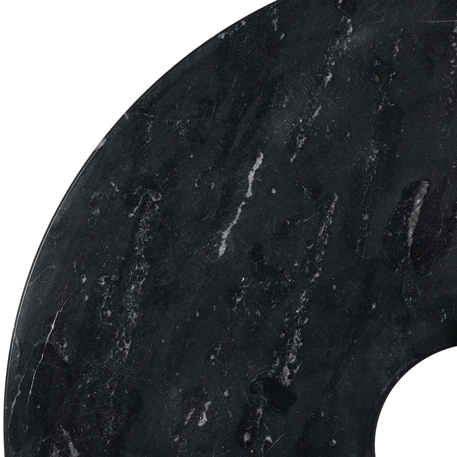 Polished Marble Bi on Iron Stand - Image 5