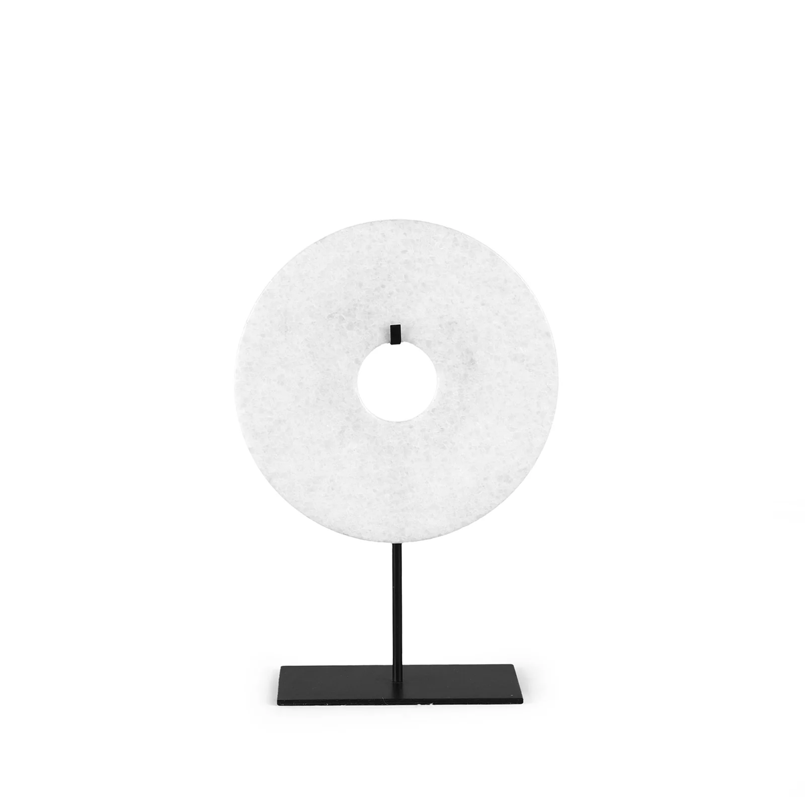 Polished Marble Bi on Iron Stand - Image 6