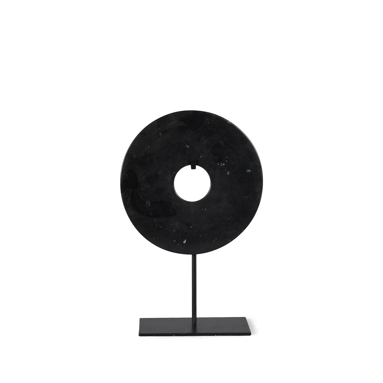 Polished Marble Bi on Iron Stand - Image 8