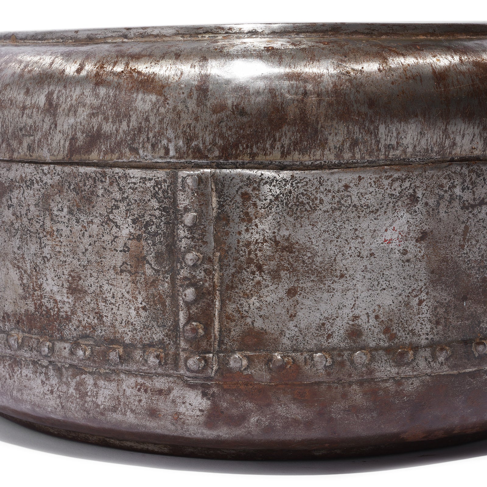 Polished Metal Round Indian Keepsake Box - Image 3