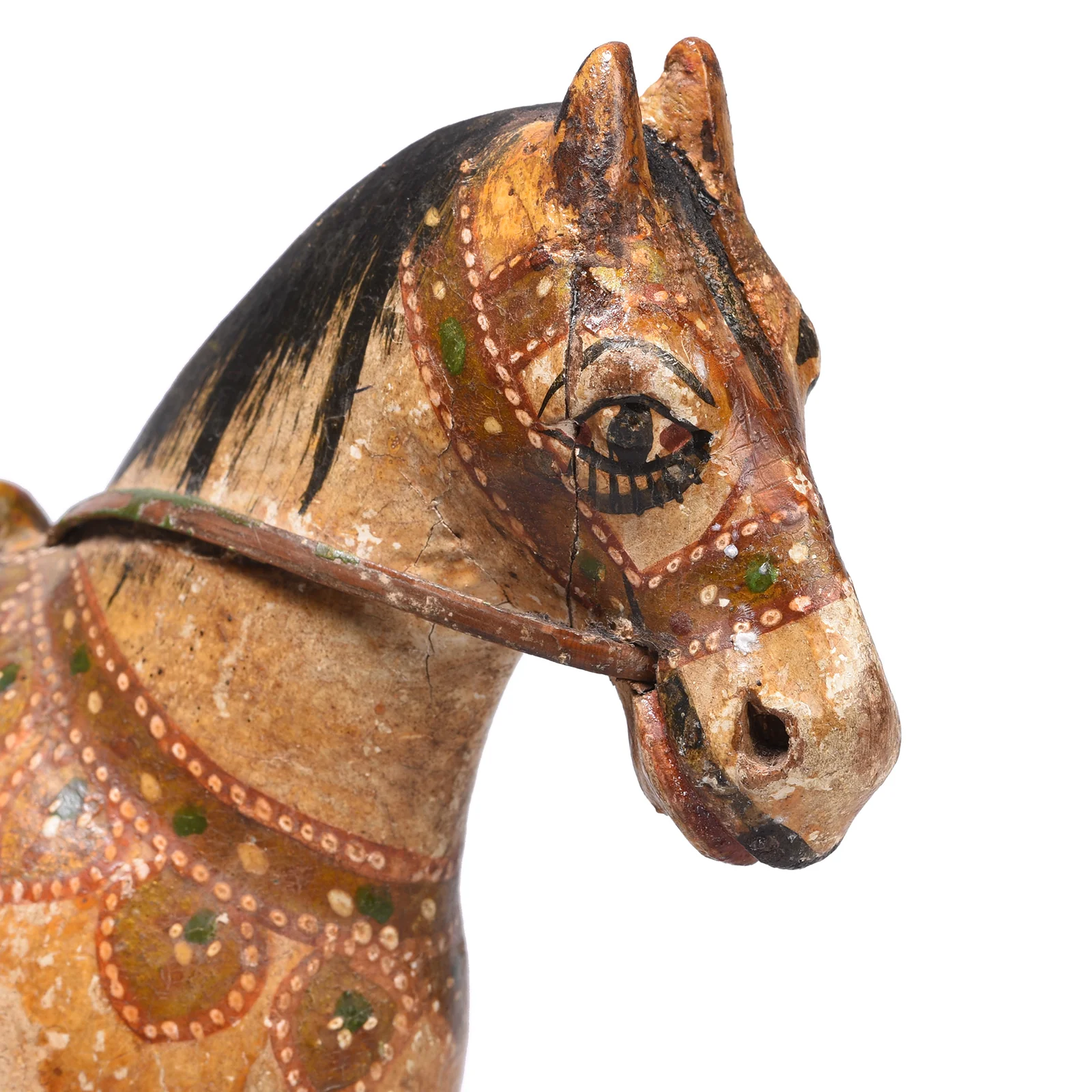 Polychromed Indian Horse Figure From Surat - Ca 1920 - Image 2