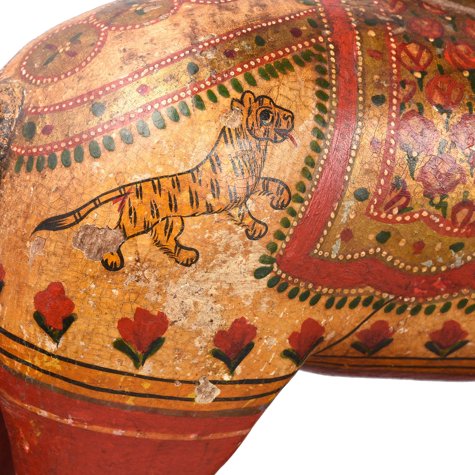 Polychrome Indian Horse Figure From Surat - 19th Century - Image 3