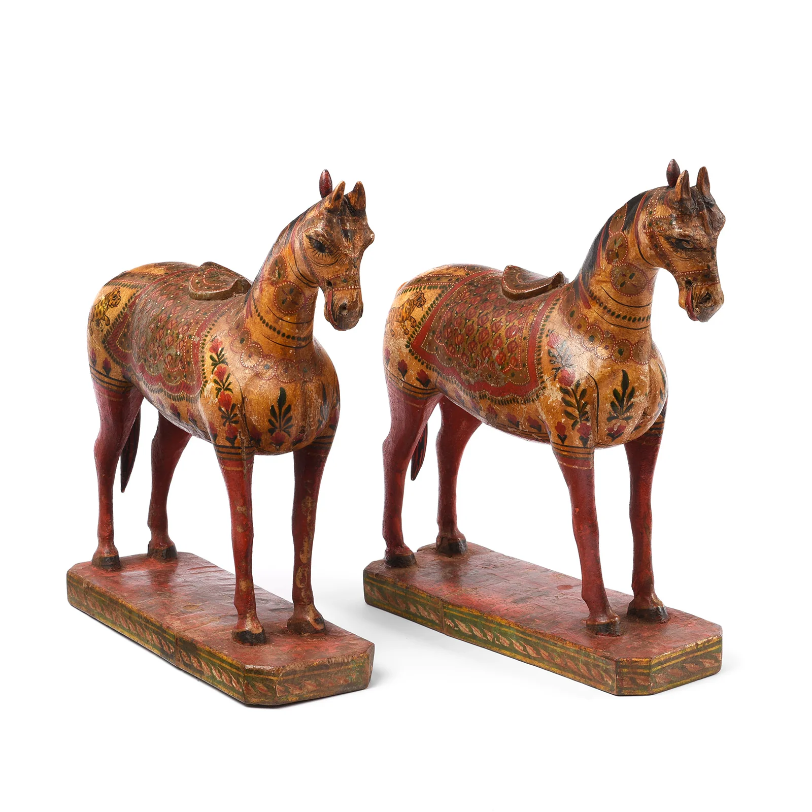Polychrome Indian Horse Figure From Surat - 19th Century - Image 4