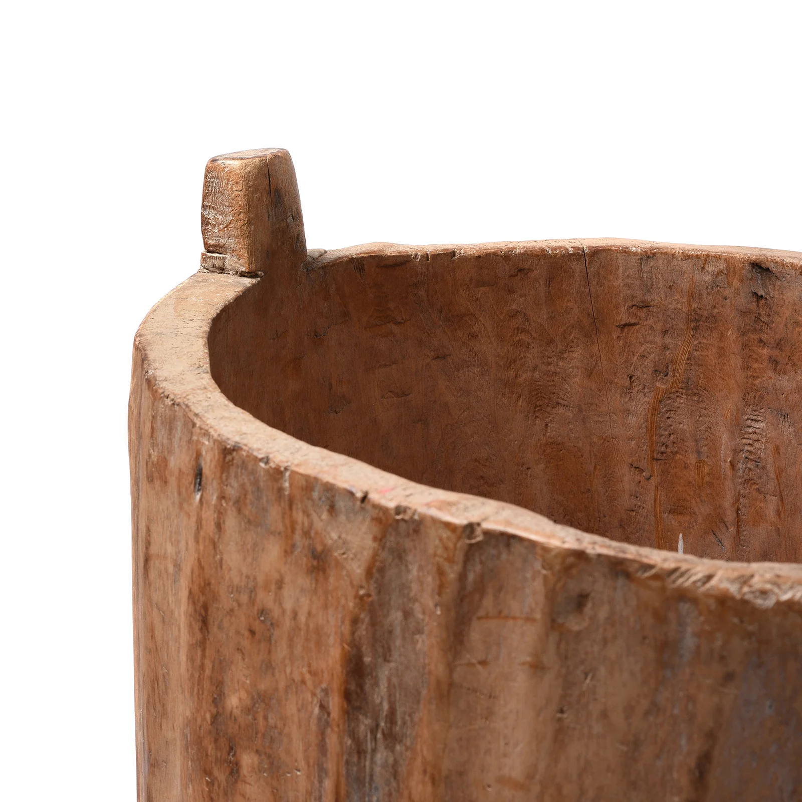 Old Poplar Trunk Grain Storage Bin - Xinjiang - Ca 1920s - Image 2