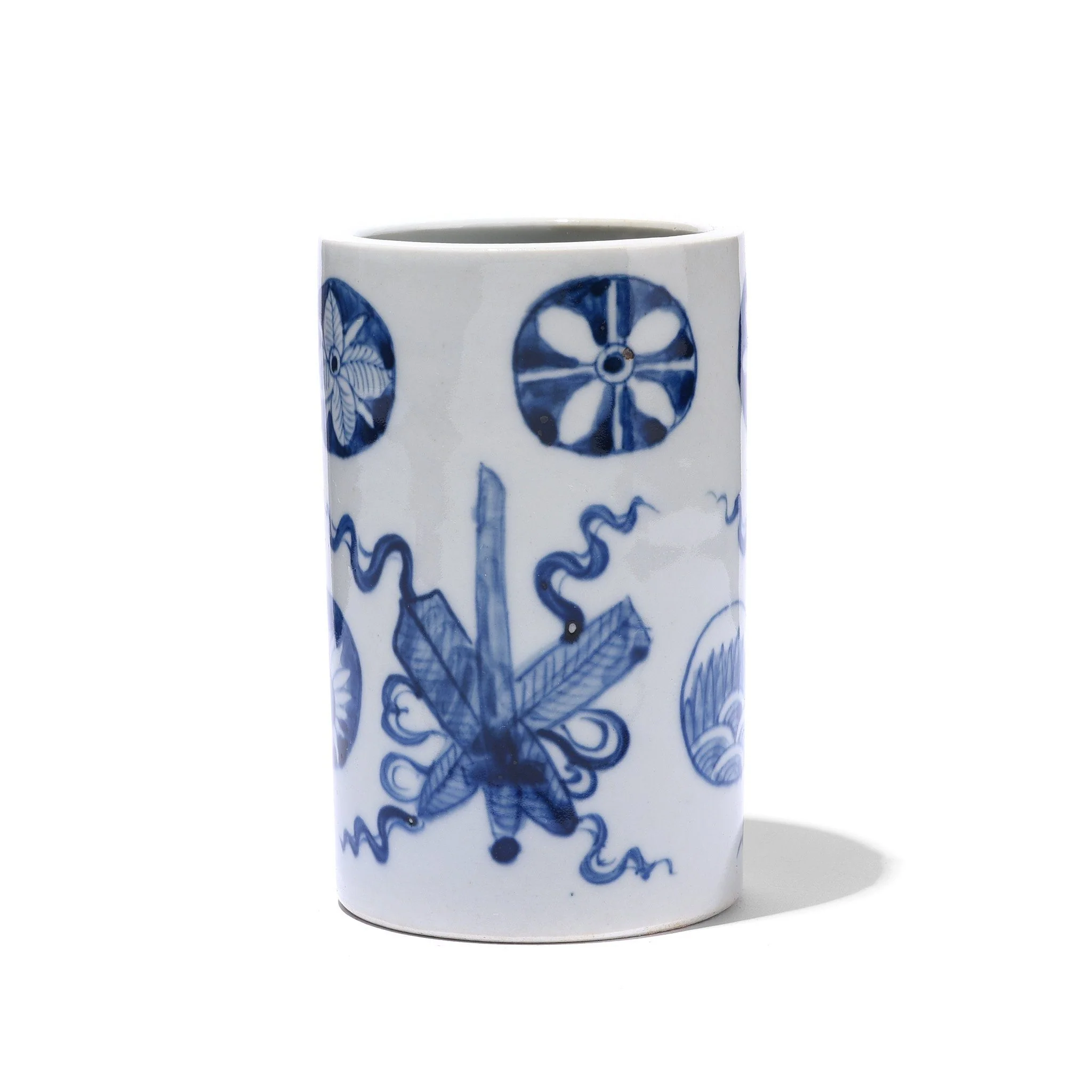 Porcelain Calligraphy Brush Pot - Image 3