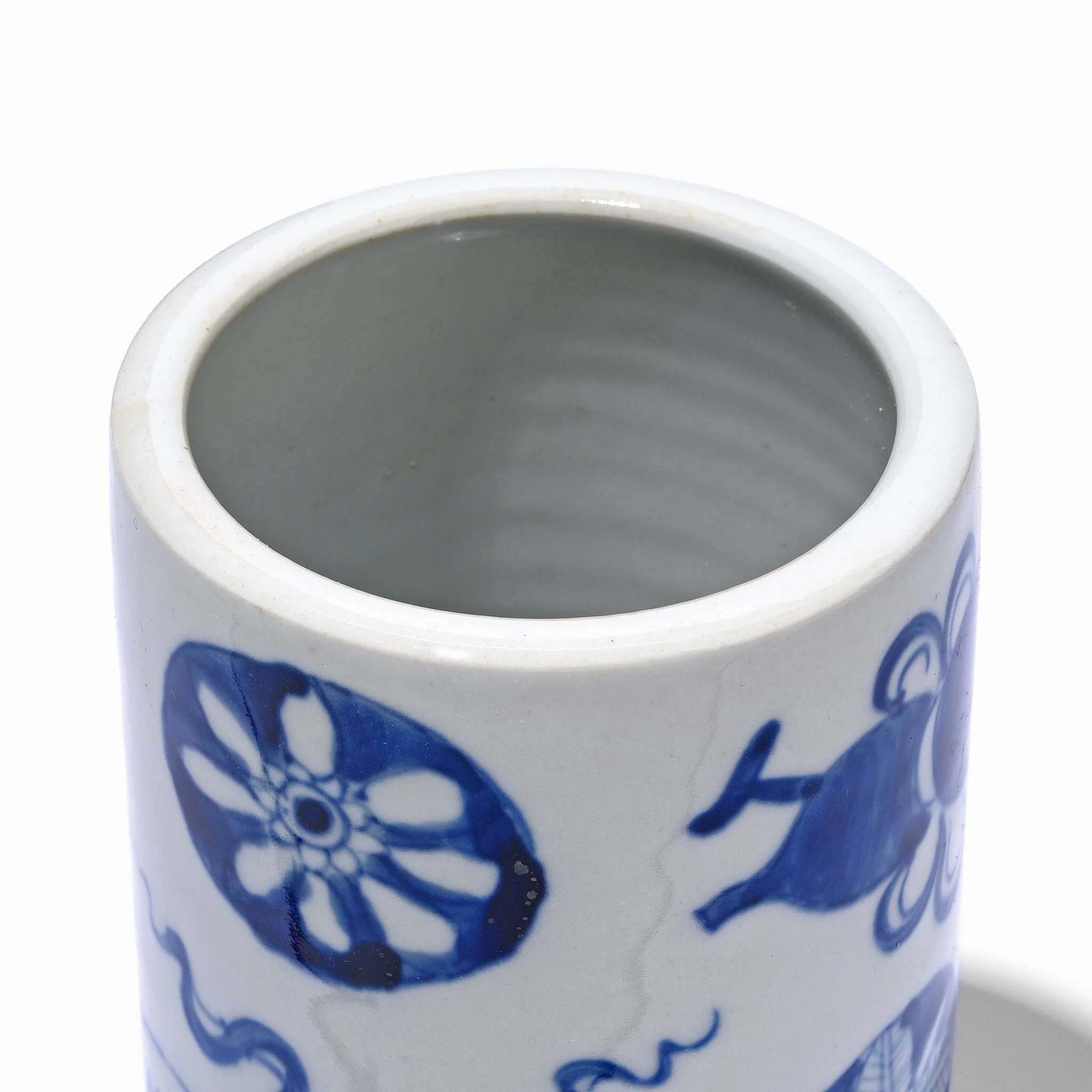Porcelain Calligraphy Brush Pot - Image 5