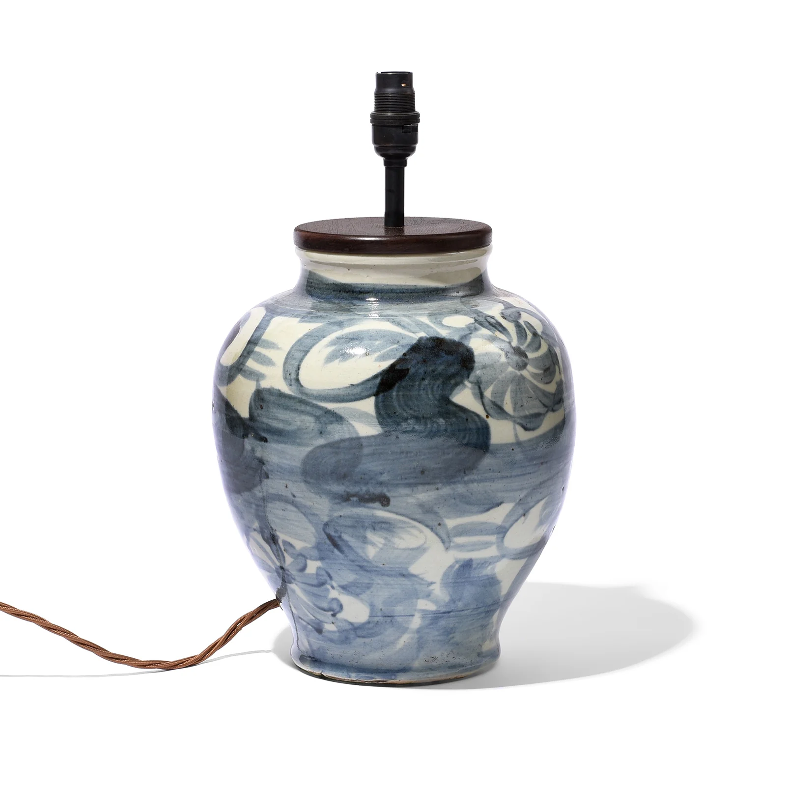 Blue & White Porcelain Table Lamp - Image 2