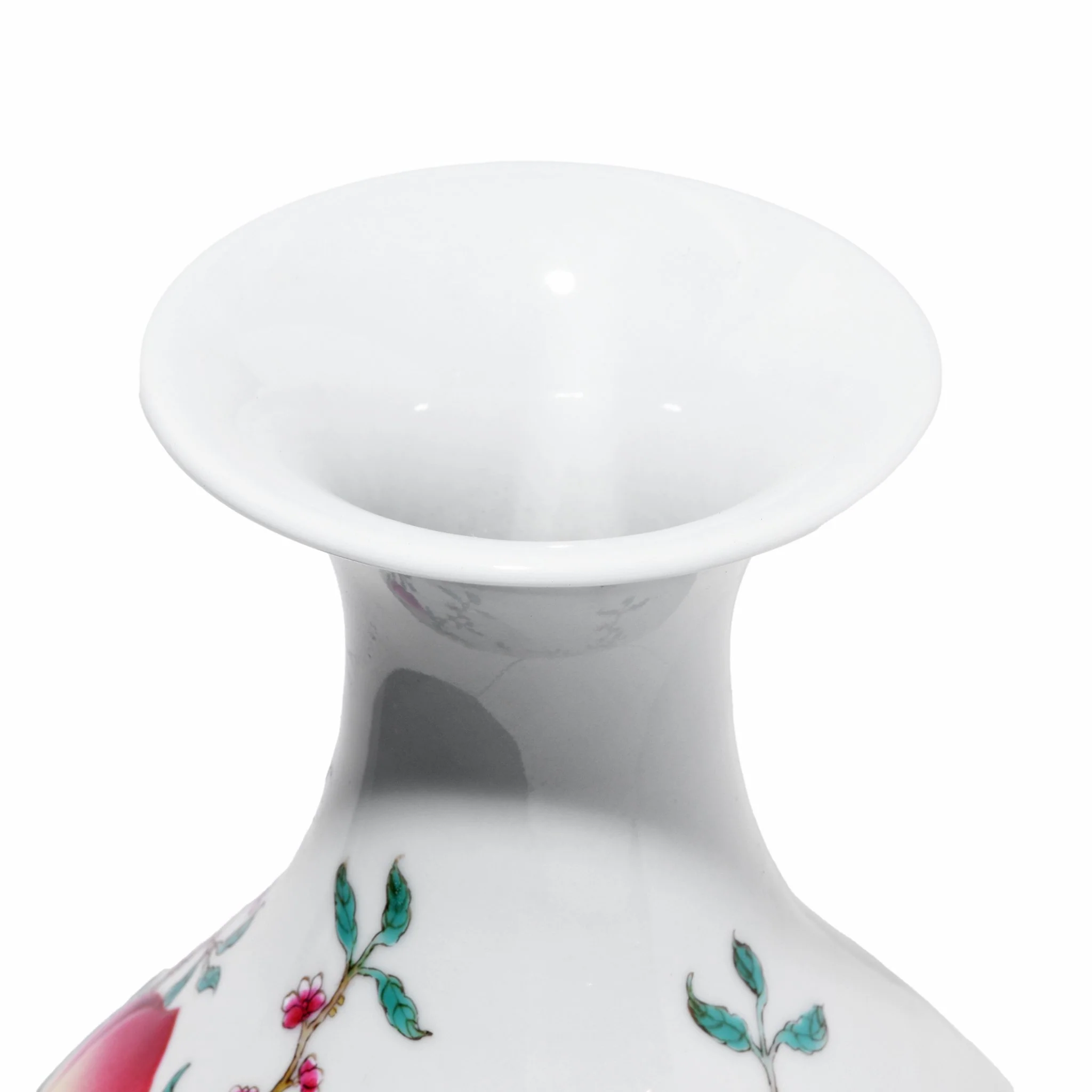 Porcelain Yuhuchunping Vase - Five Peach Design - Image 2