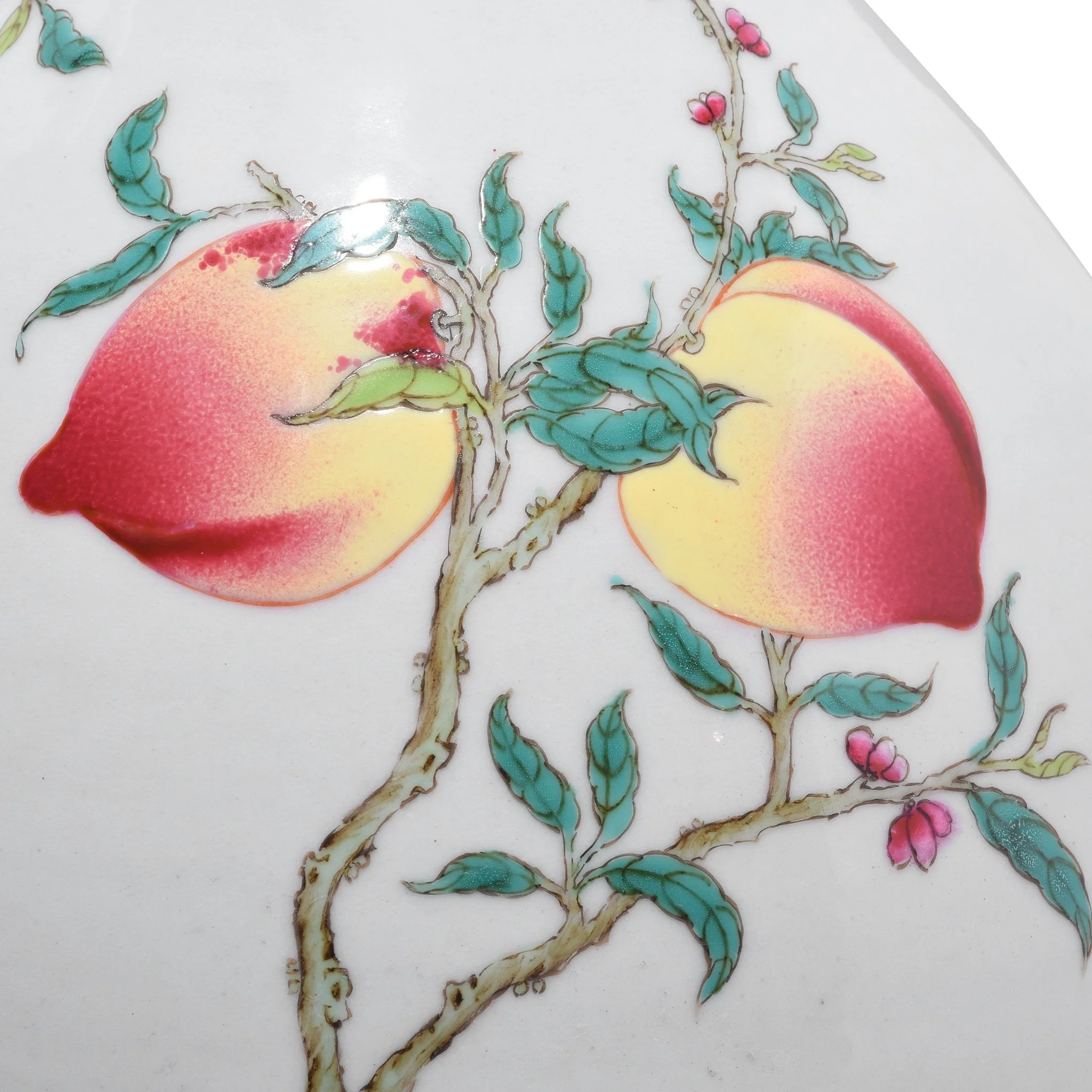 Porcelain Yuhuchunping Vase - Five Peach Design - Image 3