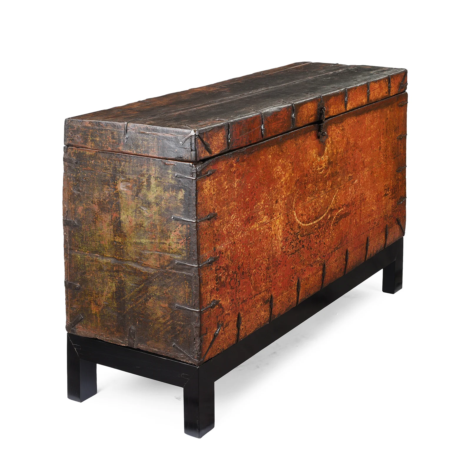 Painted Tibetan Dragon Storage Chest - 18th Century - Image 2
